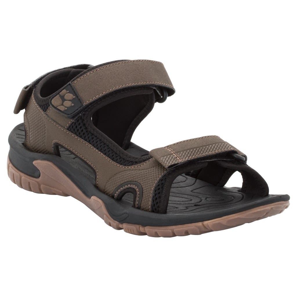 Jack Wolfskin Lakewood Cruise Sandal Braun- Male Sandalen- Grsse EU 44-5 - Farbe Dark Wood