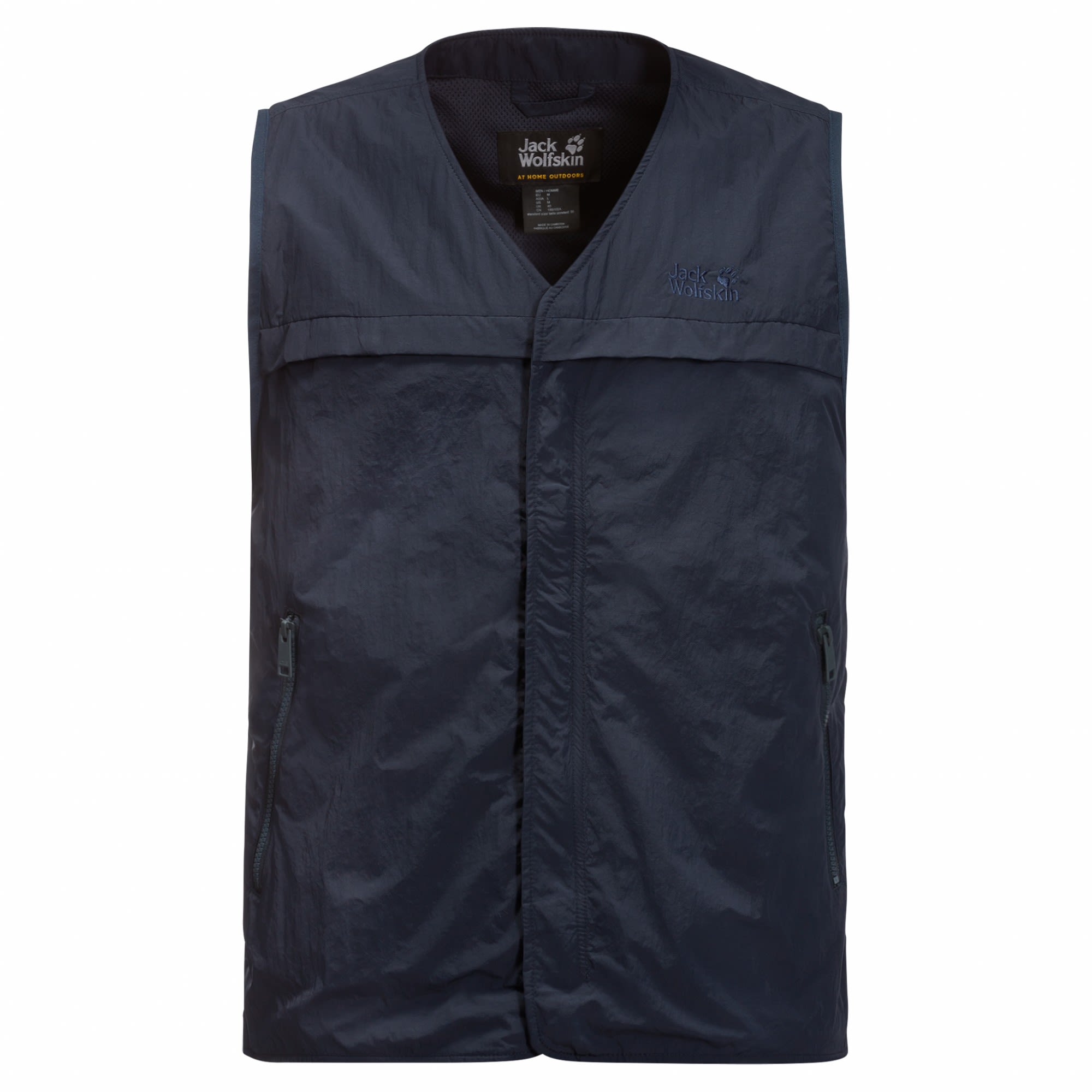 Jack Wolfskin Lightsome Vest Blau- Male Winddichte Westen- Grsse 3XL - Farbe Night Blue