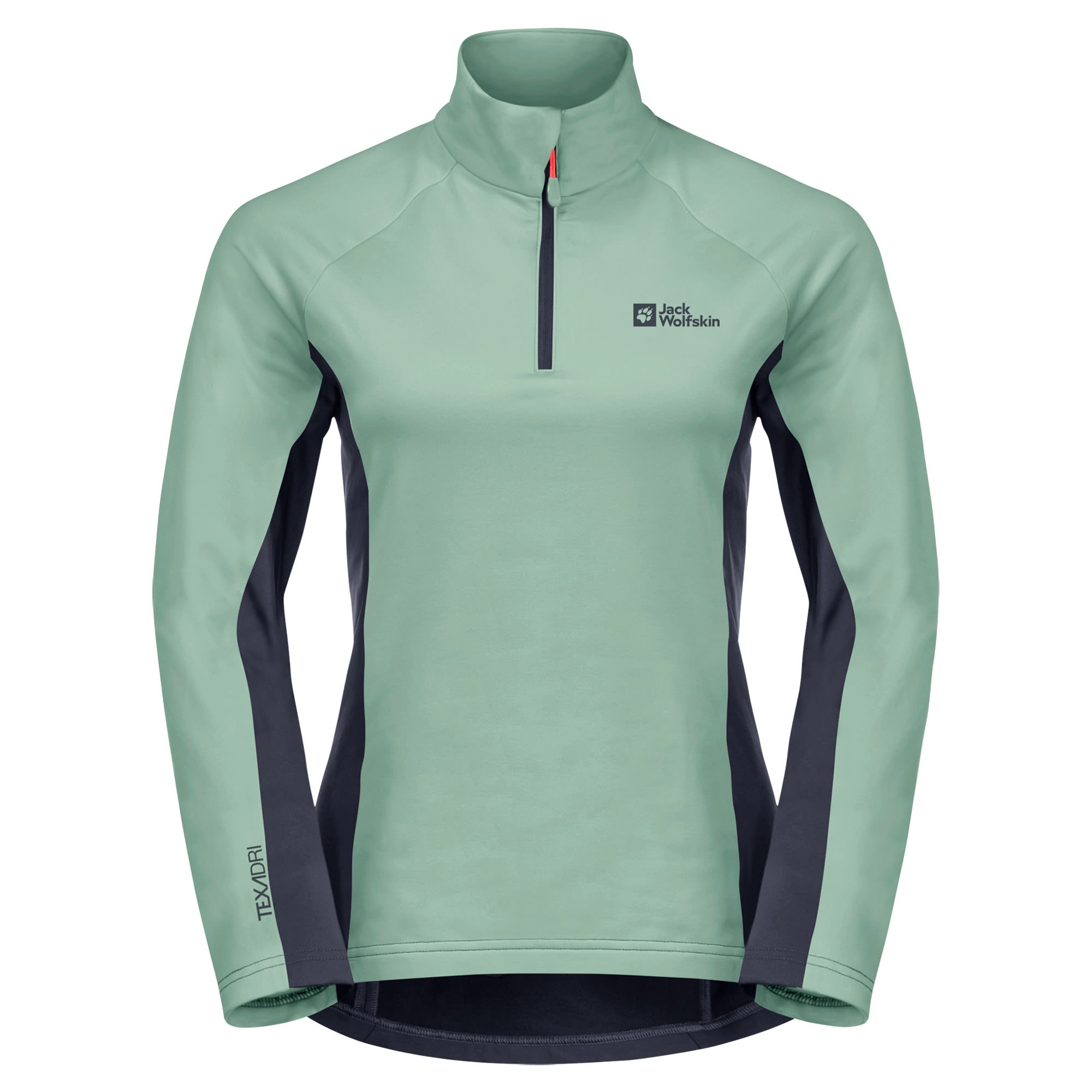 Jack Wolfskin Morobbia HZ Grn- Female Sweaters und Hoodies- Grsse S - Farbe Granite Green