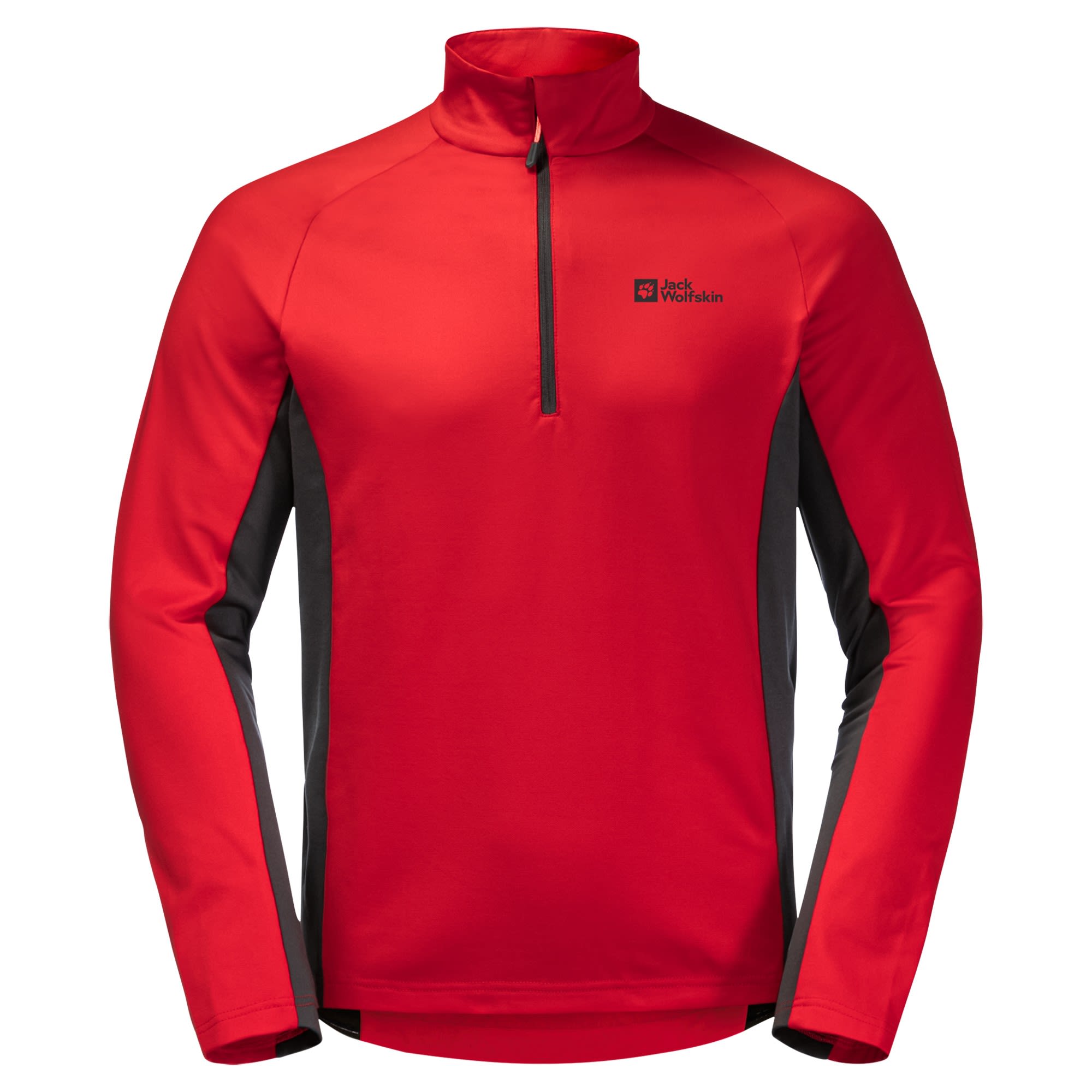 Jack Wolfskin Morobbia HZ Rot- Male Sweaters und Hoodies- Grsse S - Farbe Adrenaline Red