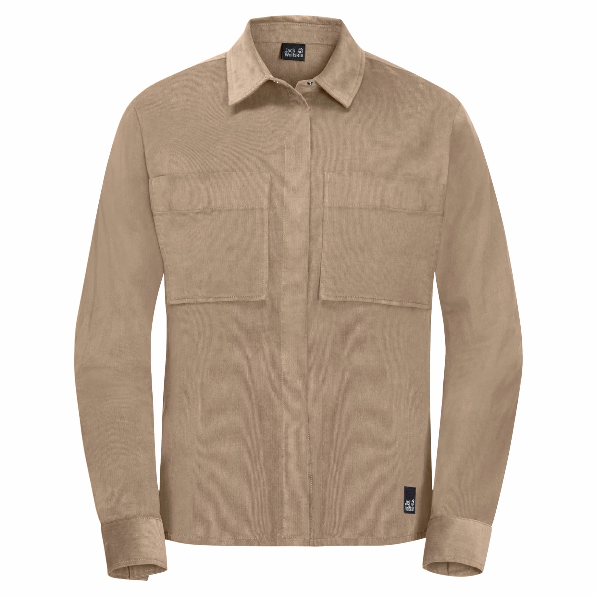 Jack Wolfskin Nature Shirt Beige- Female Langarm-Hemden- Grsse M - Farbe Beige