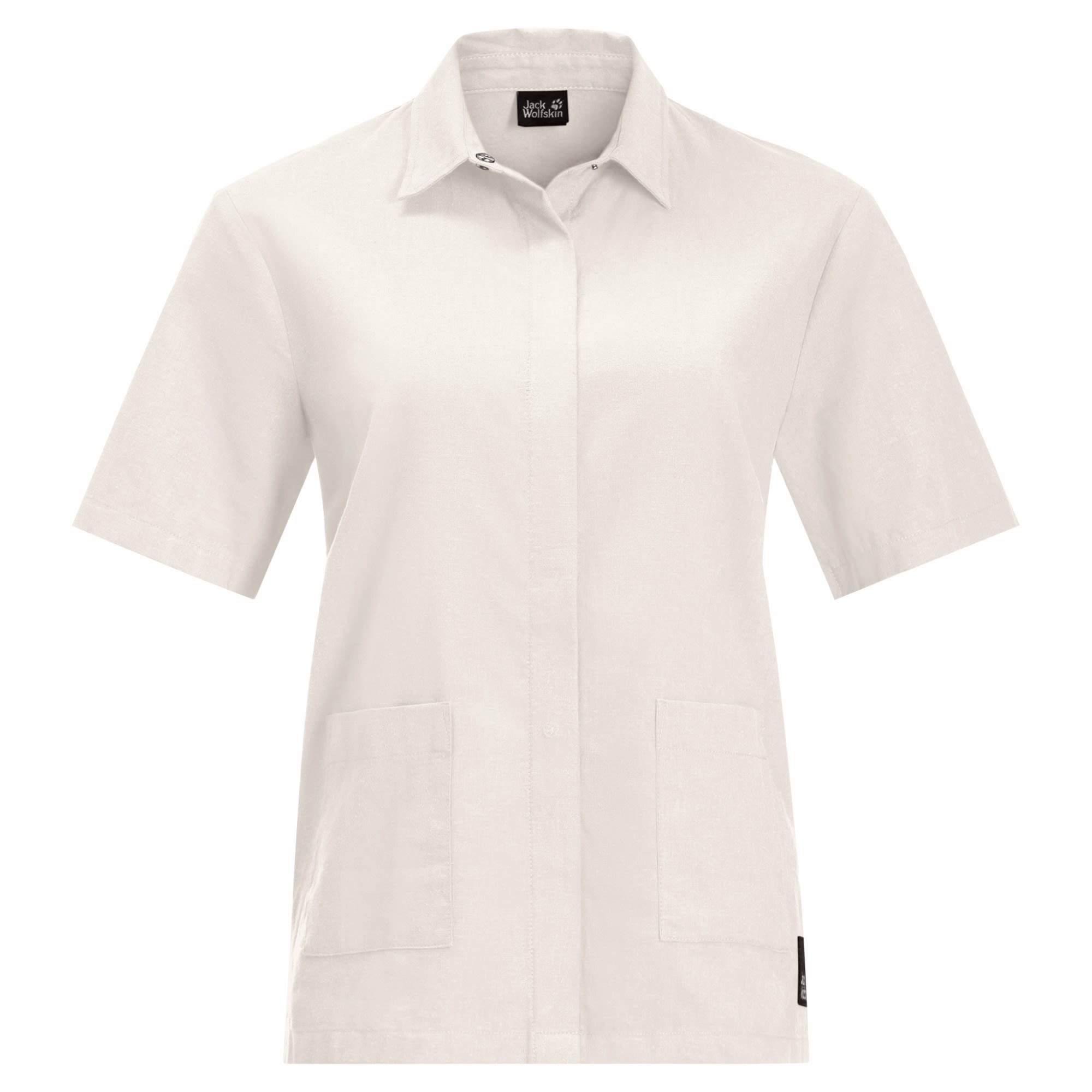 Jack Wolfskin Nature Summer Shirt Weiss- Female Kurzarm-Hemden- Grsse XS - Farbe Cotton White