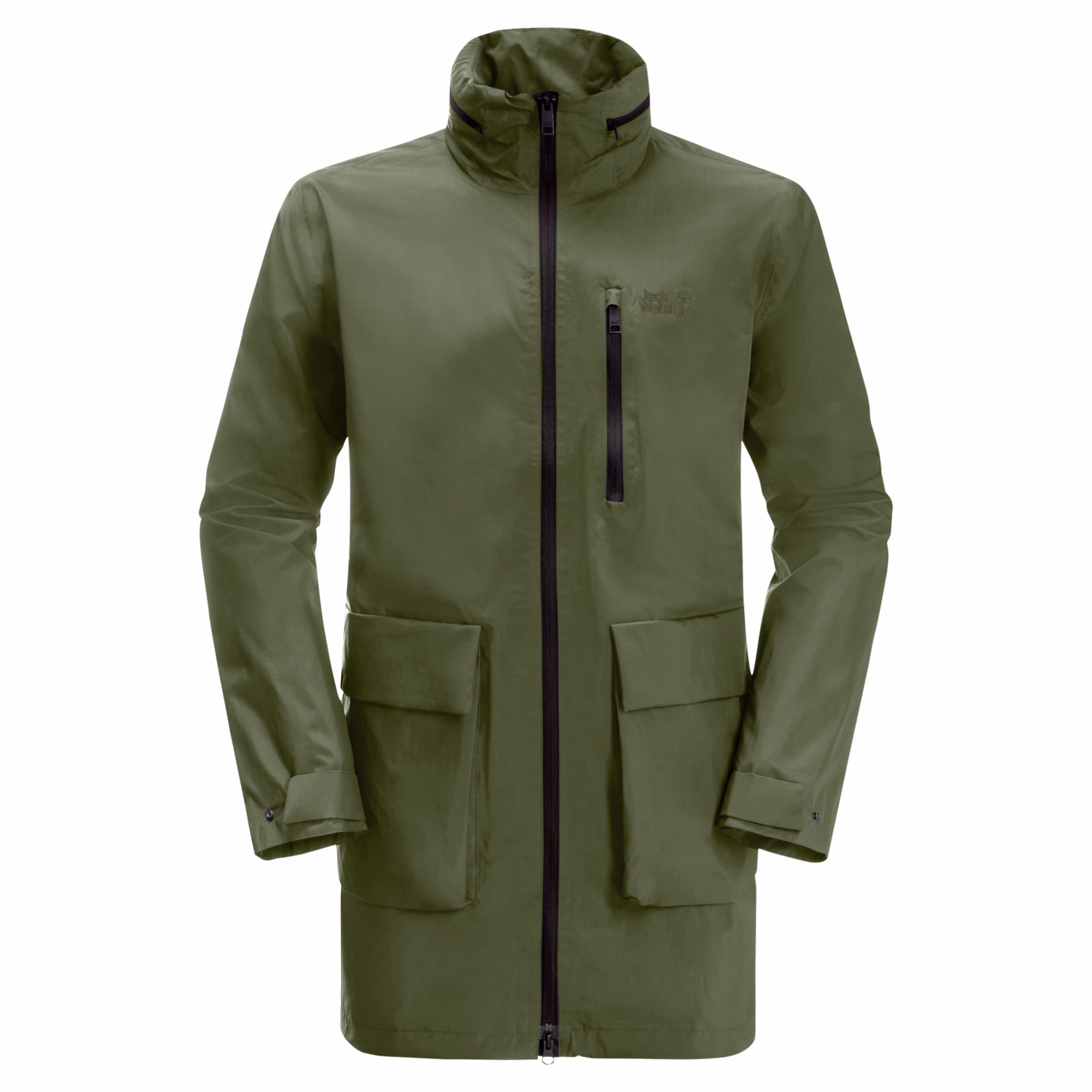 Jack Wolfskin Norden Port Parka Oliv- Male Daunen Freizeitmntel- Grsse M - Farbe Greenwood