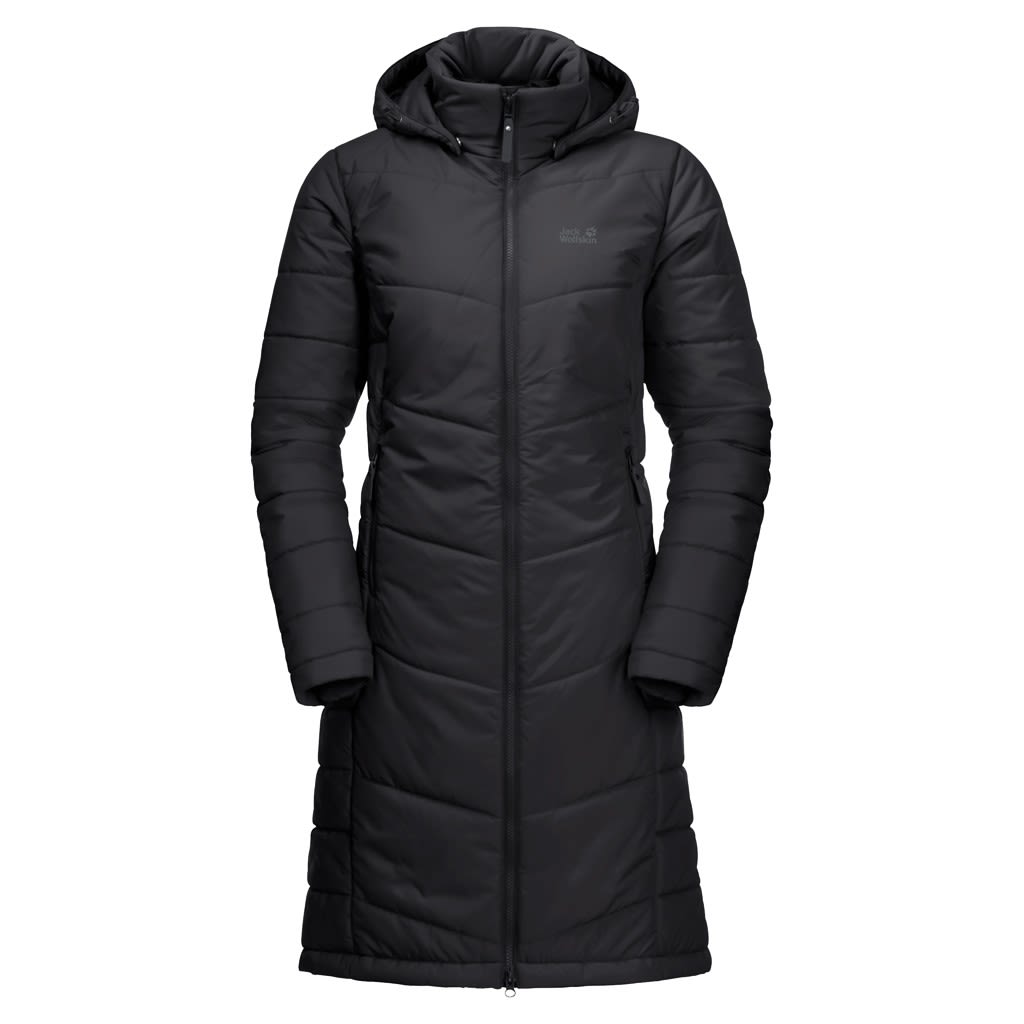 Jack Wolfskin North York Coat Schwarz- Female Daunen Freizeitmntel- Grsse XS - Farbe Black