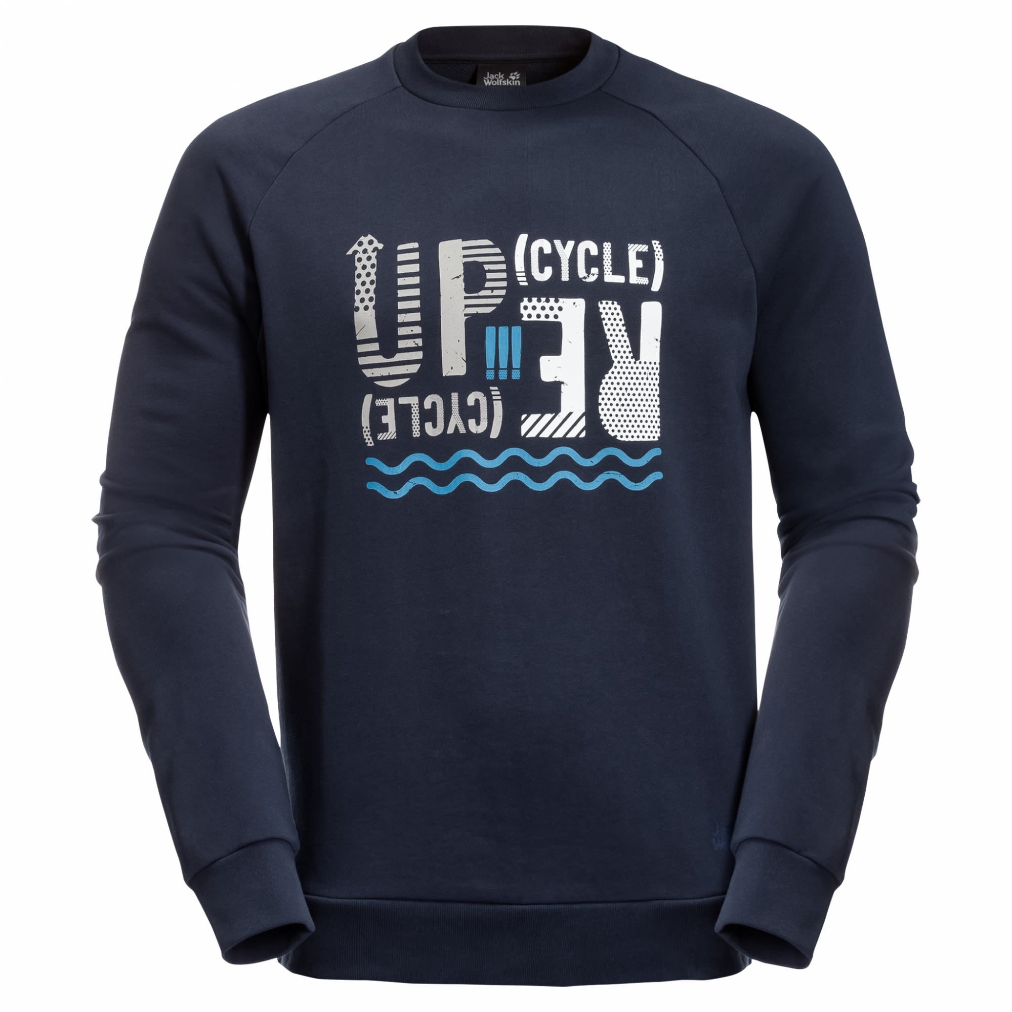 Jack Wolfskin Ocean Crewneck Blau- Male Freizeitpullover- Grsse L - Farbe Night Blue