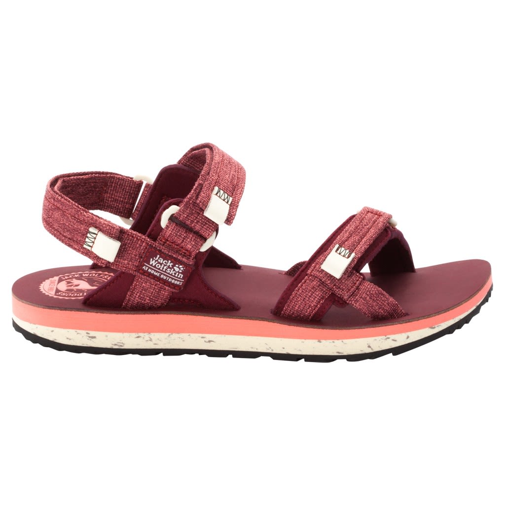 Jack Wolfskin Outfresh Deluxe Sandal Pink- Female Sandalen- Grsse EU 39-5 - Farbe Carbernet - Champagne