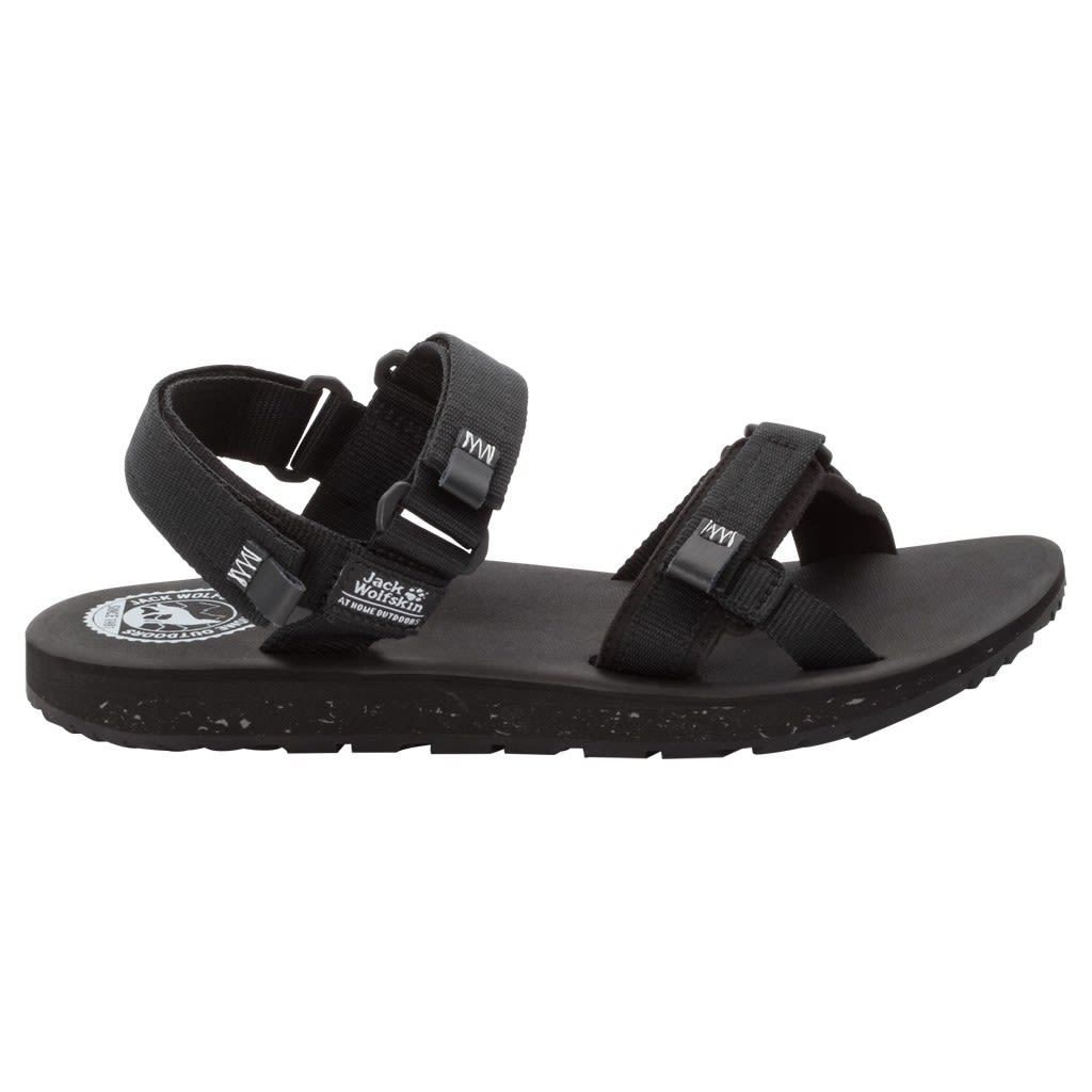 Jack Wolfskin Outfresh Sandal Schwarz- Female Sandalen- Grsse EU 35-5 - Farbe Black - Light Grey