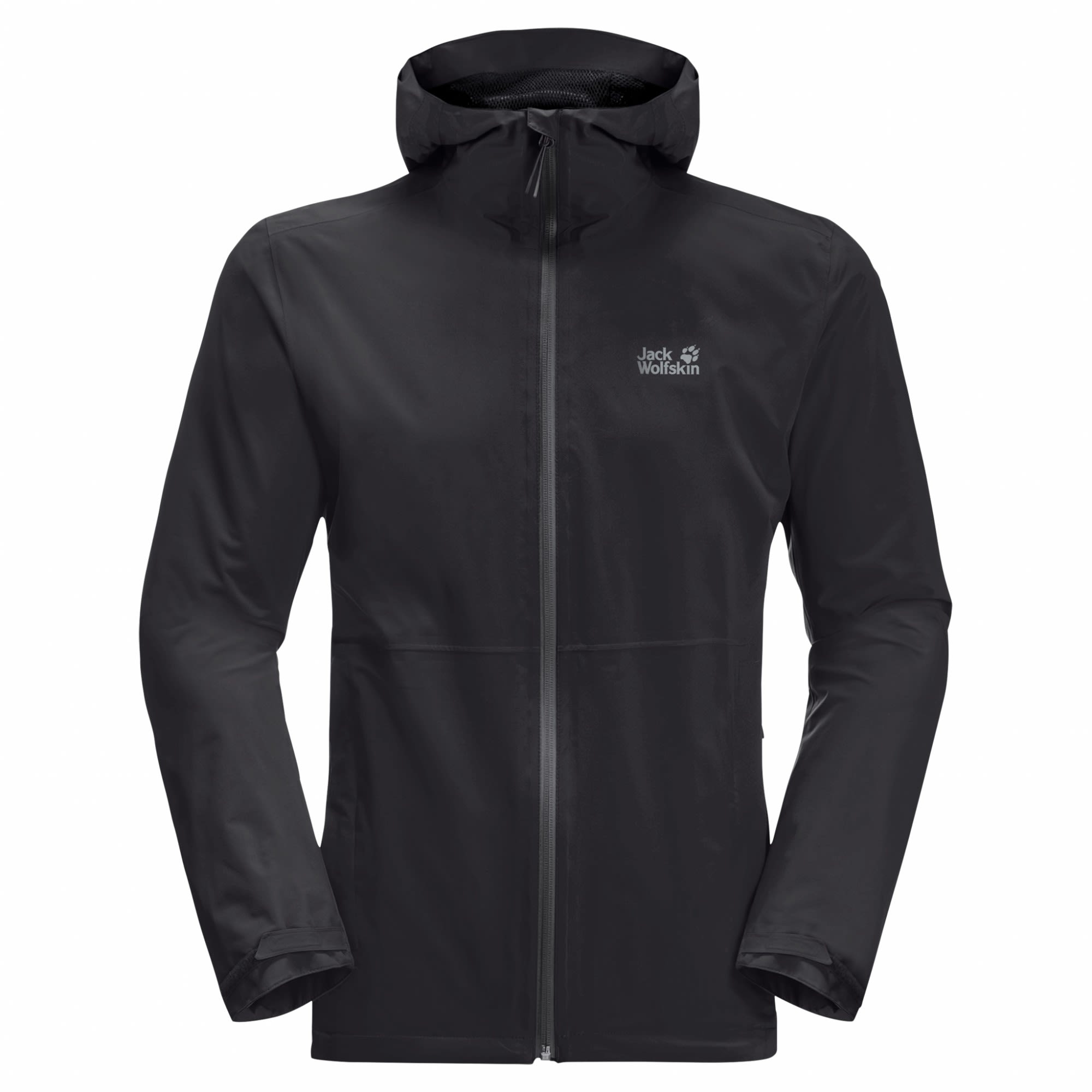 Jack Wolfskin Pack und GO Shell Schwarz- Male Anoraks- Grsse L - Farbe Black