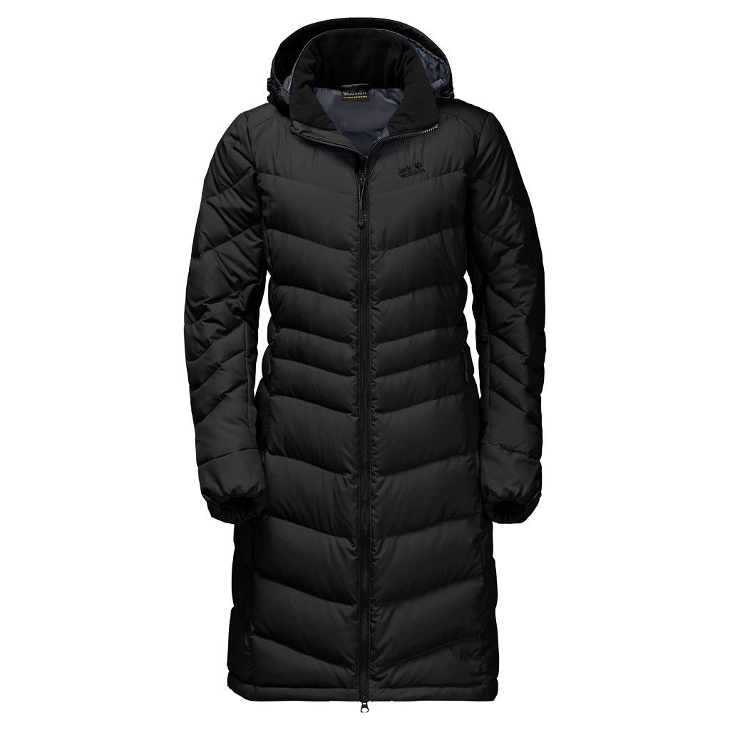 Jack Wolfskin Selenium Coat Schwarz- Female Daunen Freizeitmntel- Grsse L - Farbe Black