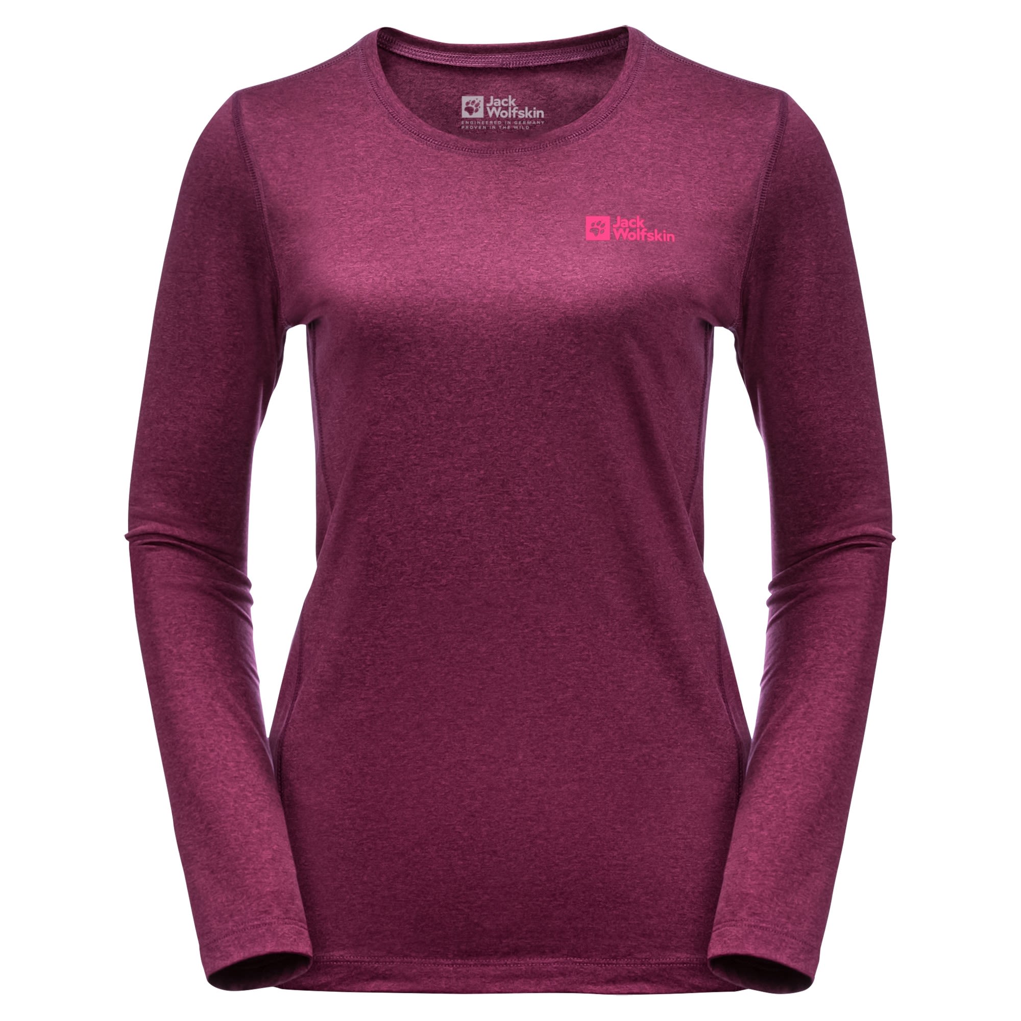 Jack Wolfskin SKY Thermal L-S Lila-Violett- Female Langarm-Shirts- Grsse XXL - Farbe Wild Berry