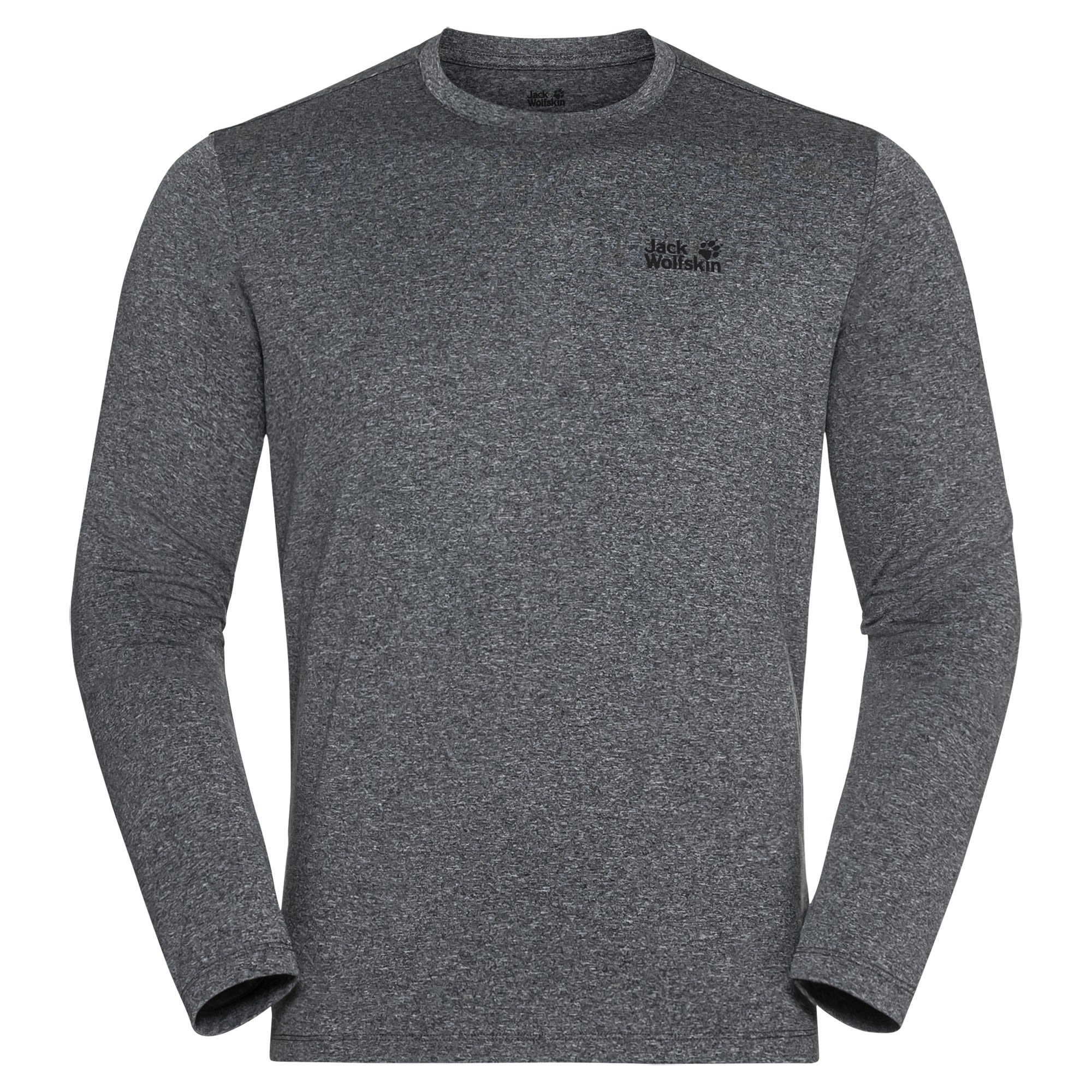 Jack Wolfskin SKY Thermal Long-Sleeve T Grau- Male Langarm-Shirts- Grsse L - Farbe Ebony