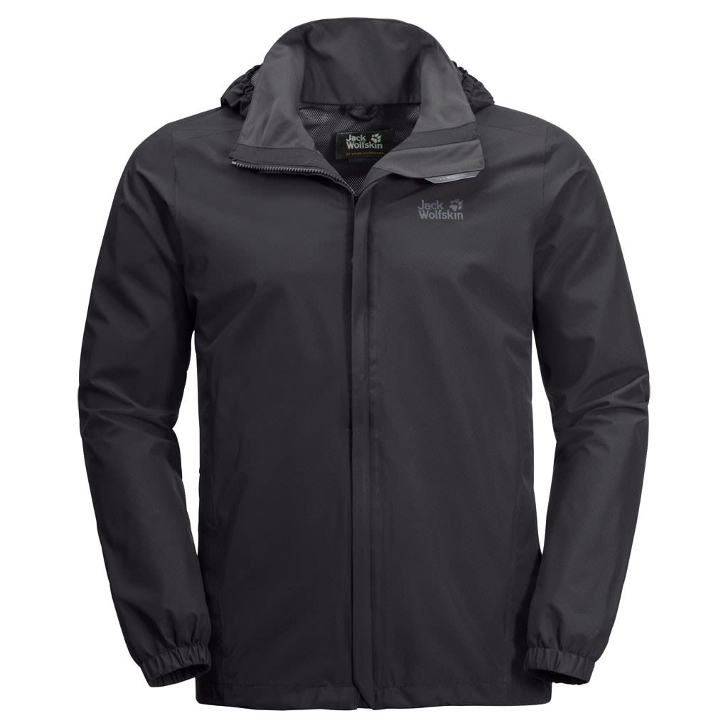 Jack Wolfskin Stormy Point Jacket Schwarz- Male Anoraks- Grsse S - Farbe Black