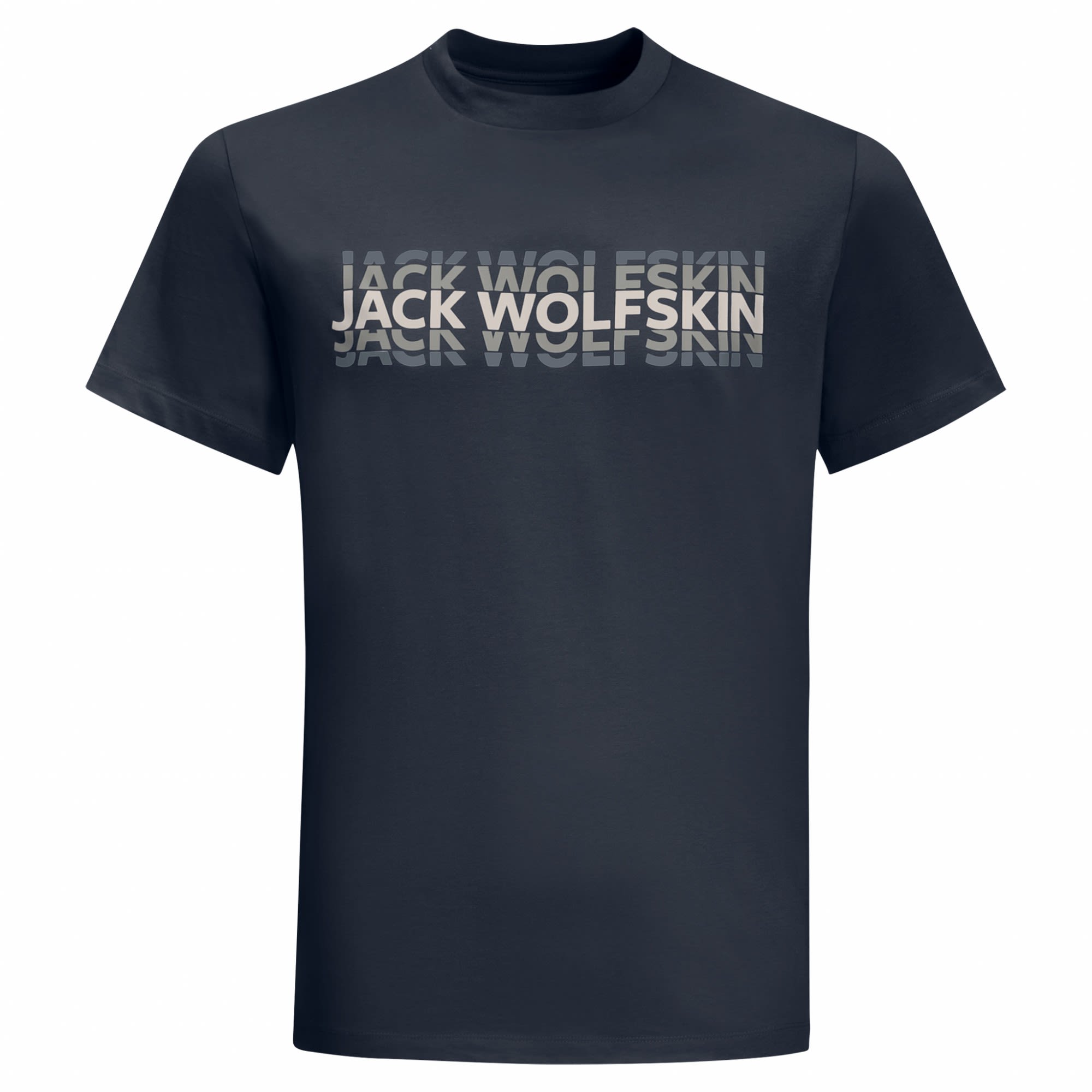 Jack Wolfskin Strobe T Blau- Male Kurzarm-Shirts- Grsse M - Farbe Night Blue