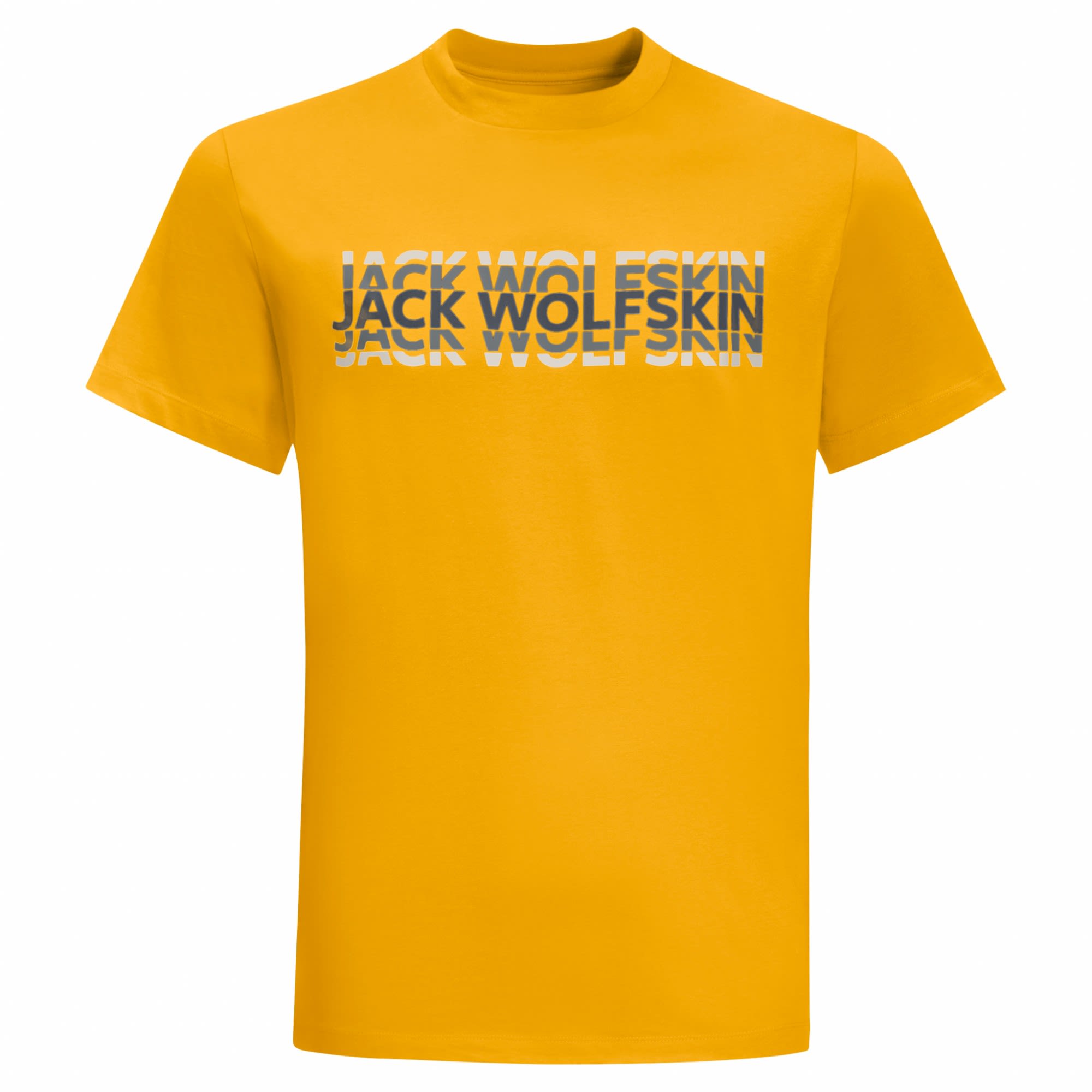 Jack Wolfskin Strobe T Gelb- Male Kurzarm-Shirts- Grsse M - Farbe Burly Yellow XT