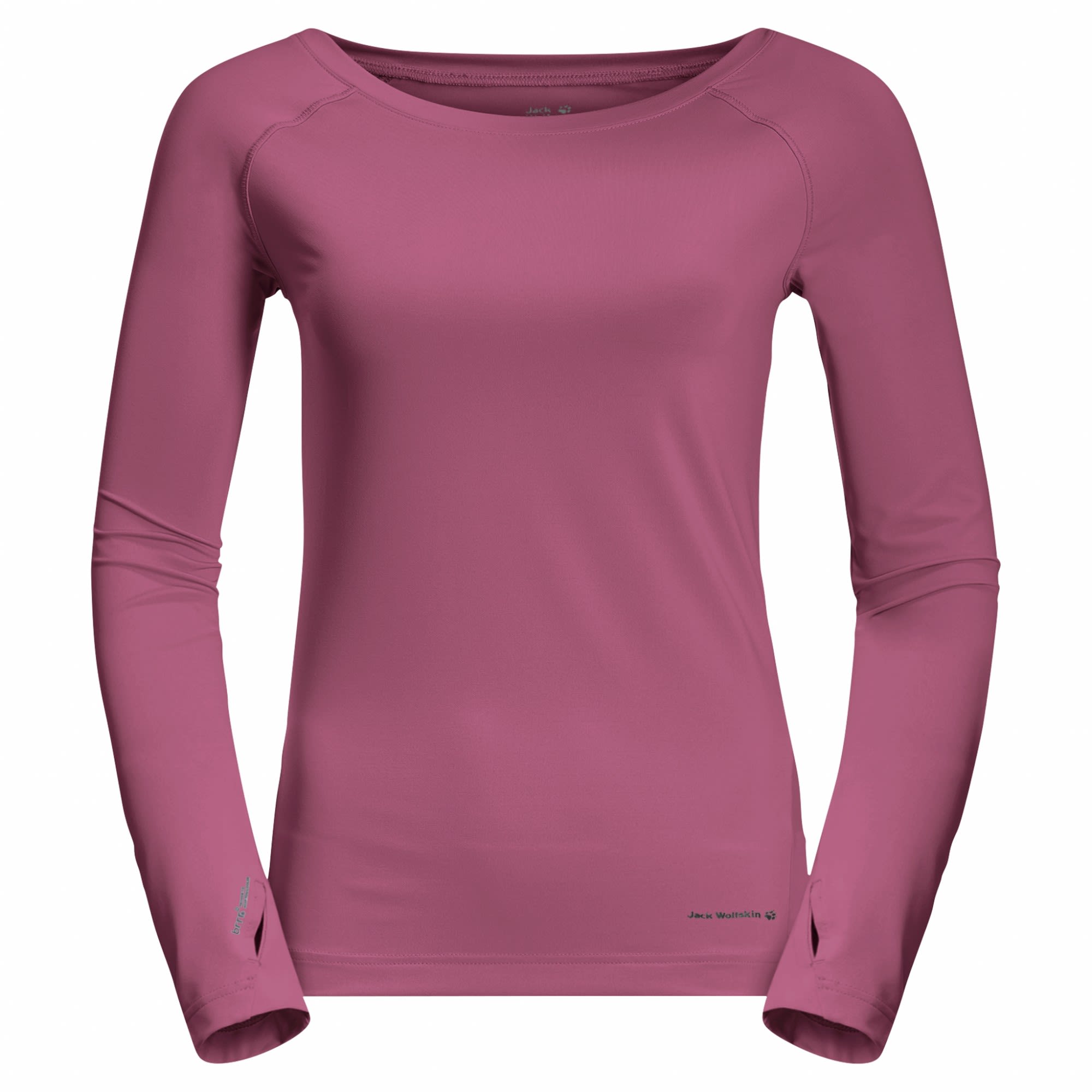 Jack Wolfskin Tasman L-S Lila-Violett- Female Langarm-Shirts- Grsse L - Farbe Violet Quartz