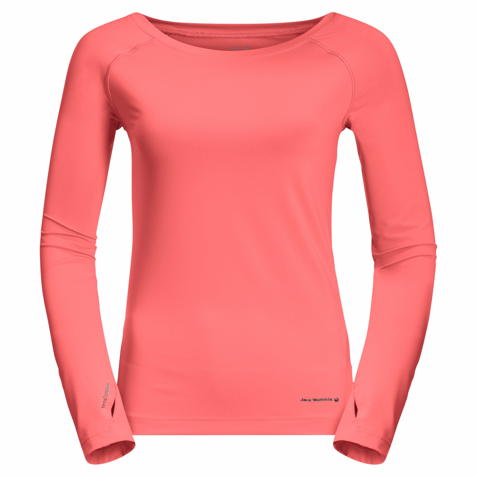 Jack Wolfskin Tasman L-S Pink- Female Langarm-Shirts- Grsse L - Farbe Desert Rose