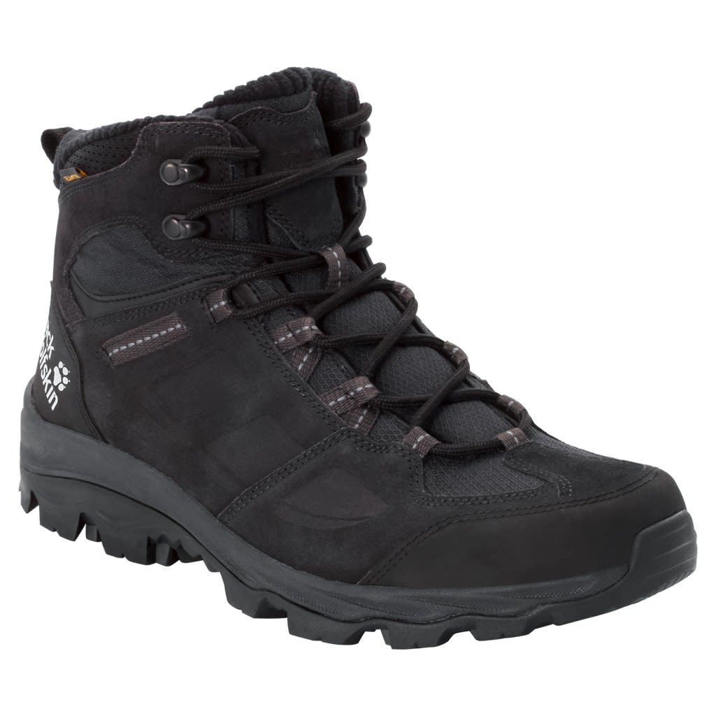 Jack Wolfskin Vojo 3 WT Texapore Mid Schwarz- Male Hiking- und Approach-Schuhe- Grsse EU 41 - Farbe Phantom - Black