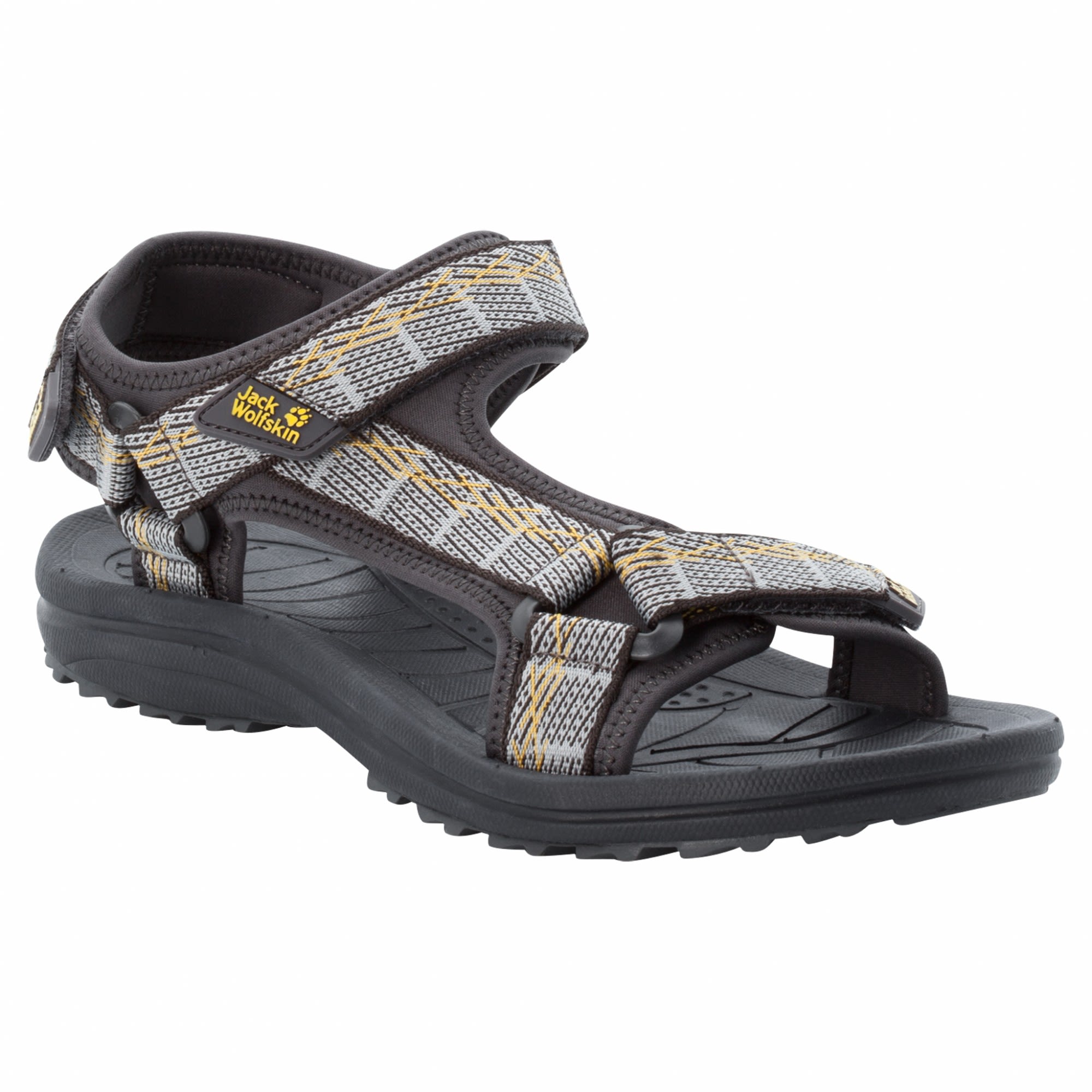 Jack Wolfskin Wave Breaker Grau- Male Sandalen- Grsse EU 40-5 - Farbe Asphalt