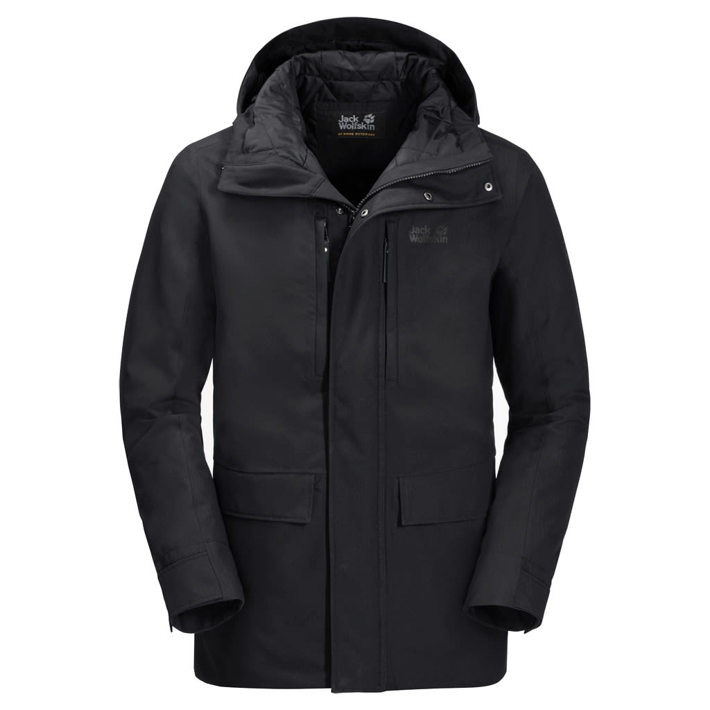 Jack Wolfskin West Coast Jacket Schwarz- Male Anoraks- Grsse S - Farbe Black