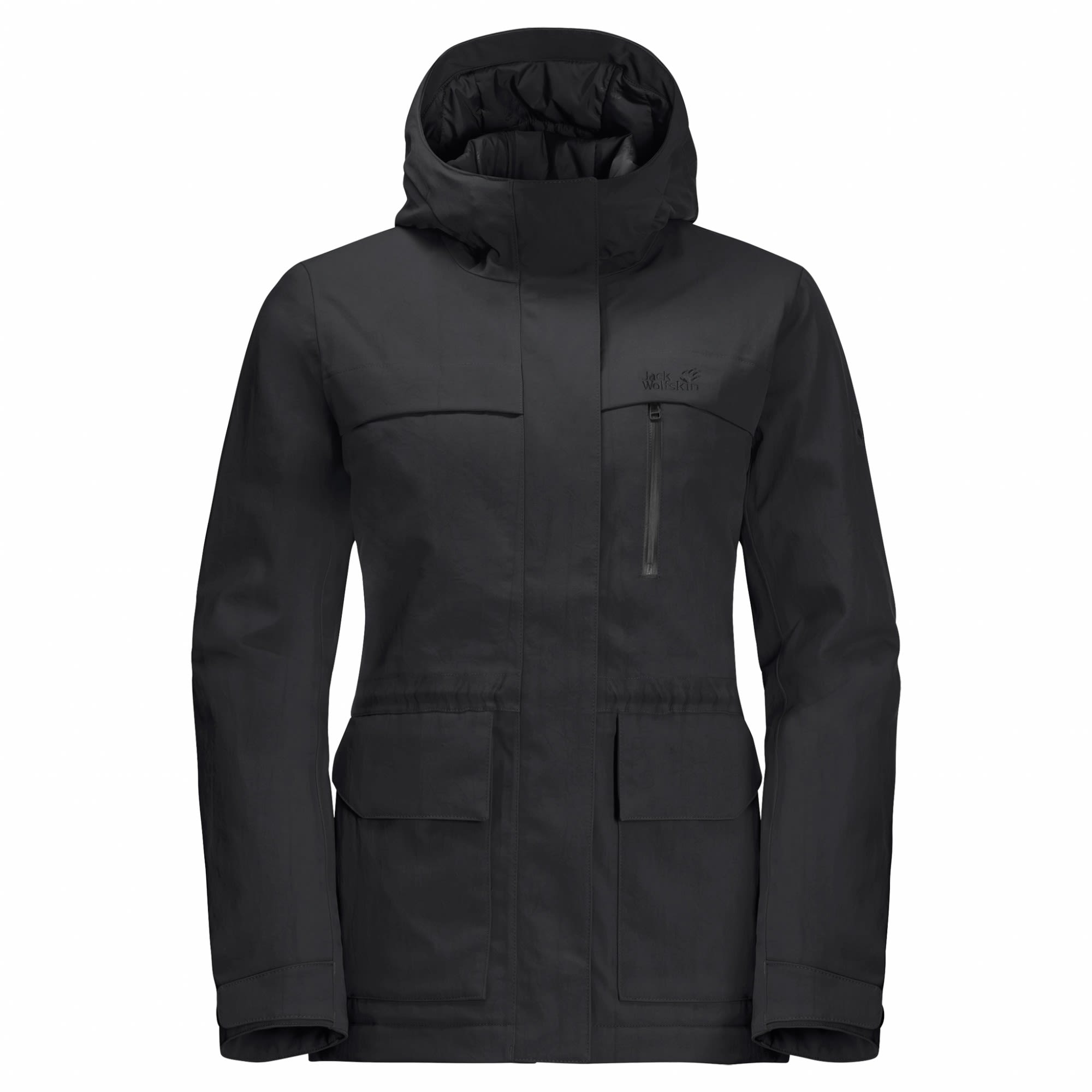 Jack Wolfskin White Frost Jacket Schwarz- Female Isolationsjacken- Grsse XL - Farbe Black