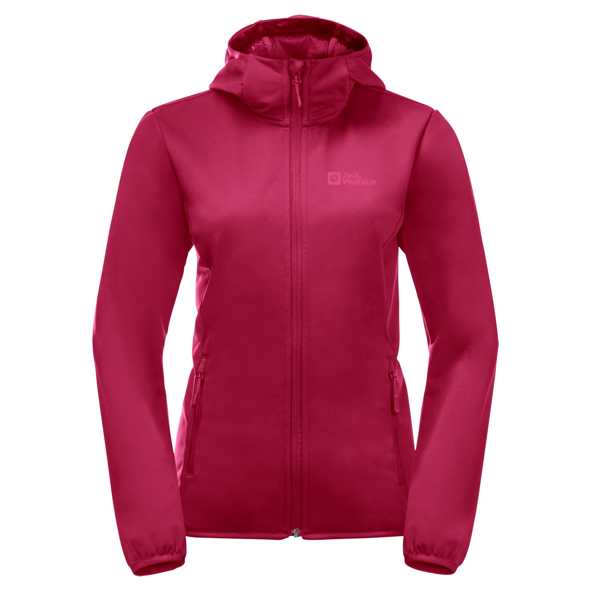 Jack Wolfskin Windhain Hoody Rot- Female Anoraks- Grsse XS - Farbe Cranberry