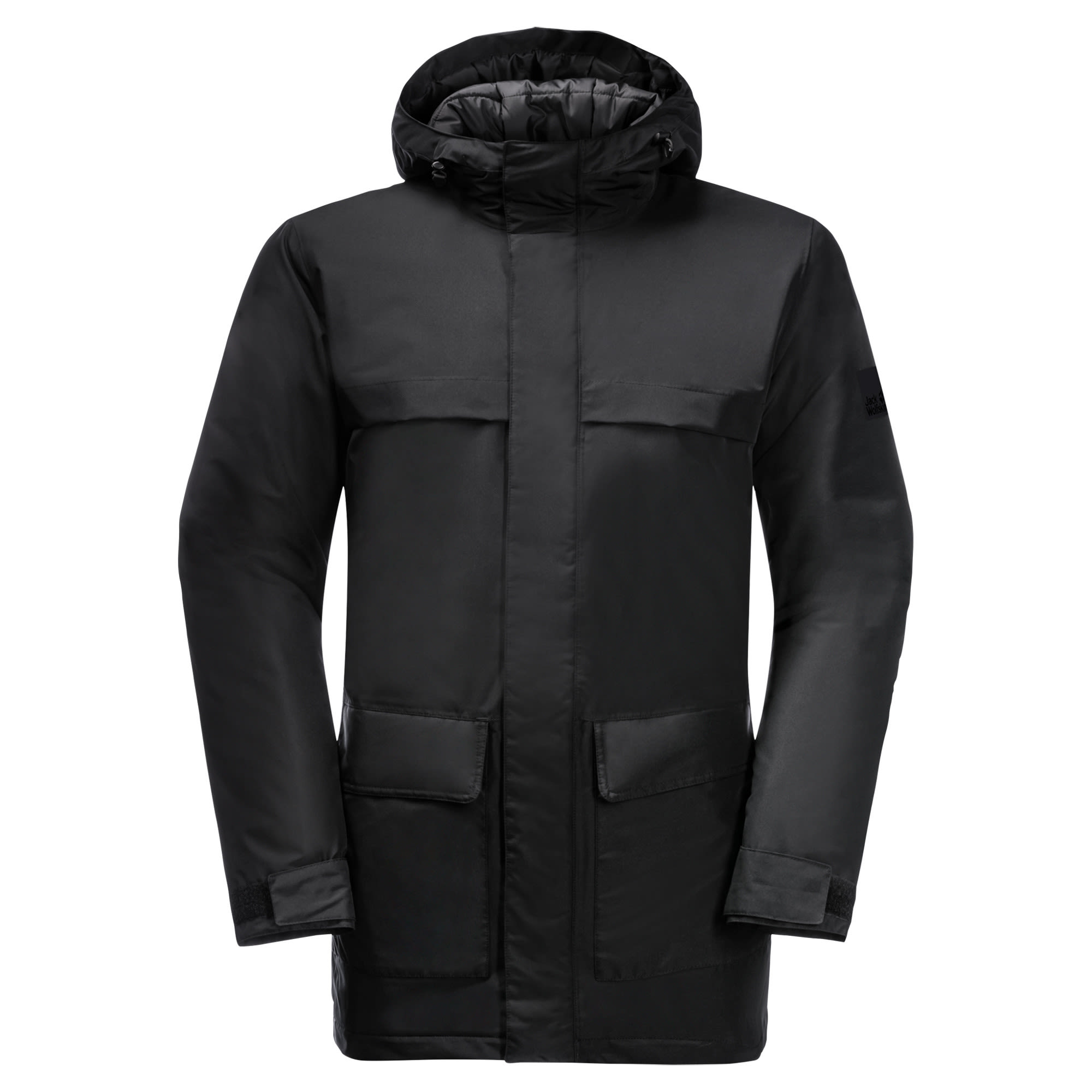 Jack Wolfskin Winterlager Parka Schwarz- Male Freizeitmntel- Grsse S - Farbe Black