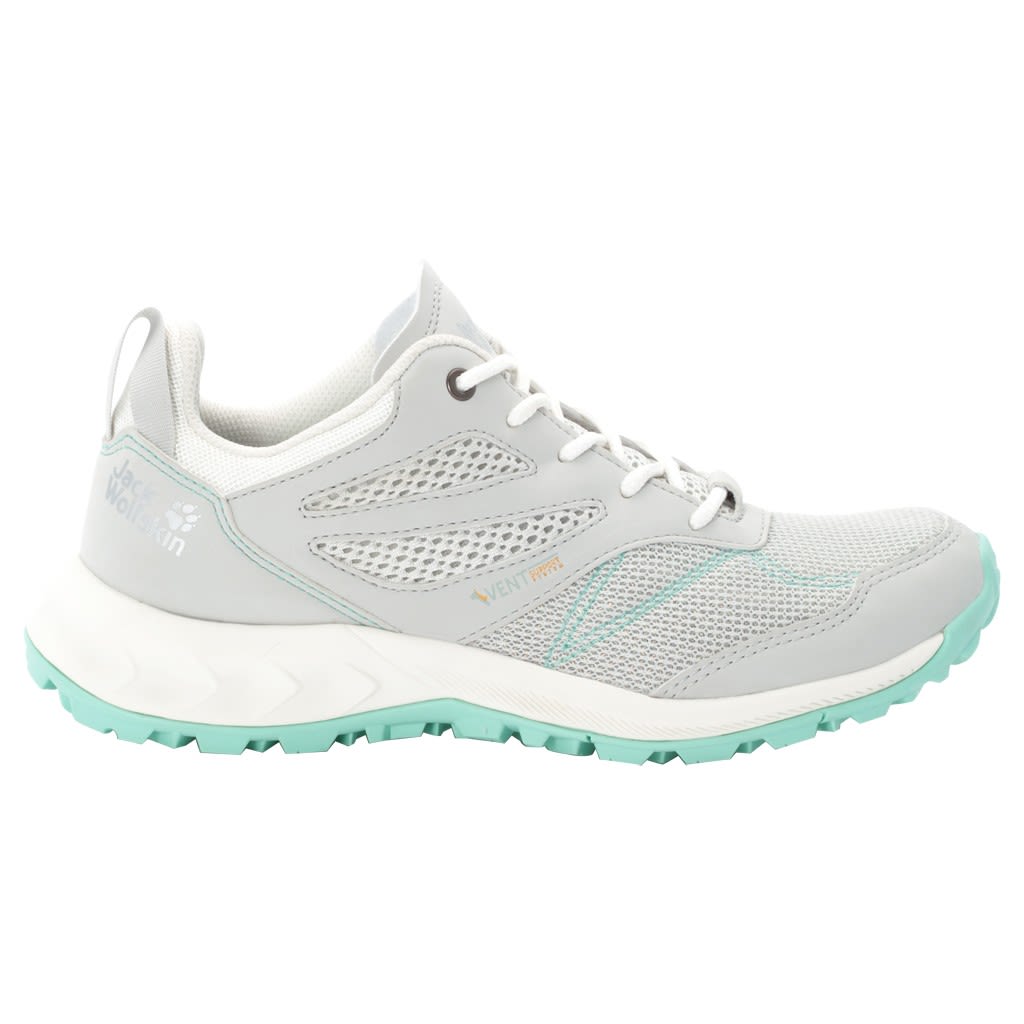 Jack Wolfskin Woodland Vent Low Grau - Grn- Female Freizeitschuhe- Grsse EU 37-5 - Farbe Light Grey - Light Green