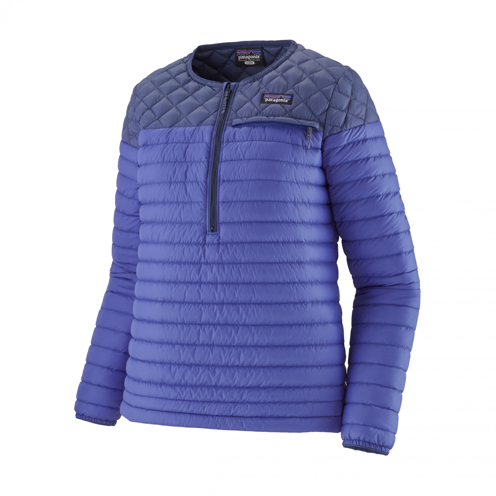 Patagonia Alplight Down Pullover Lila-Violett- Female Daunen Anoraks- Grsse XL - Farbe Float Blue