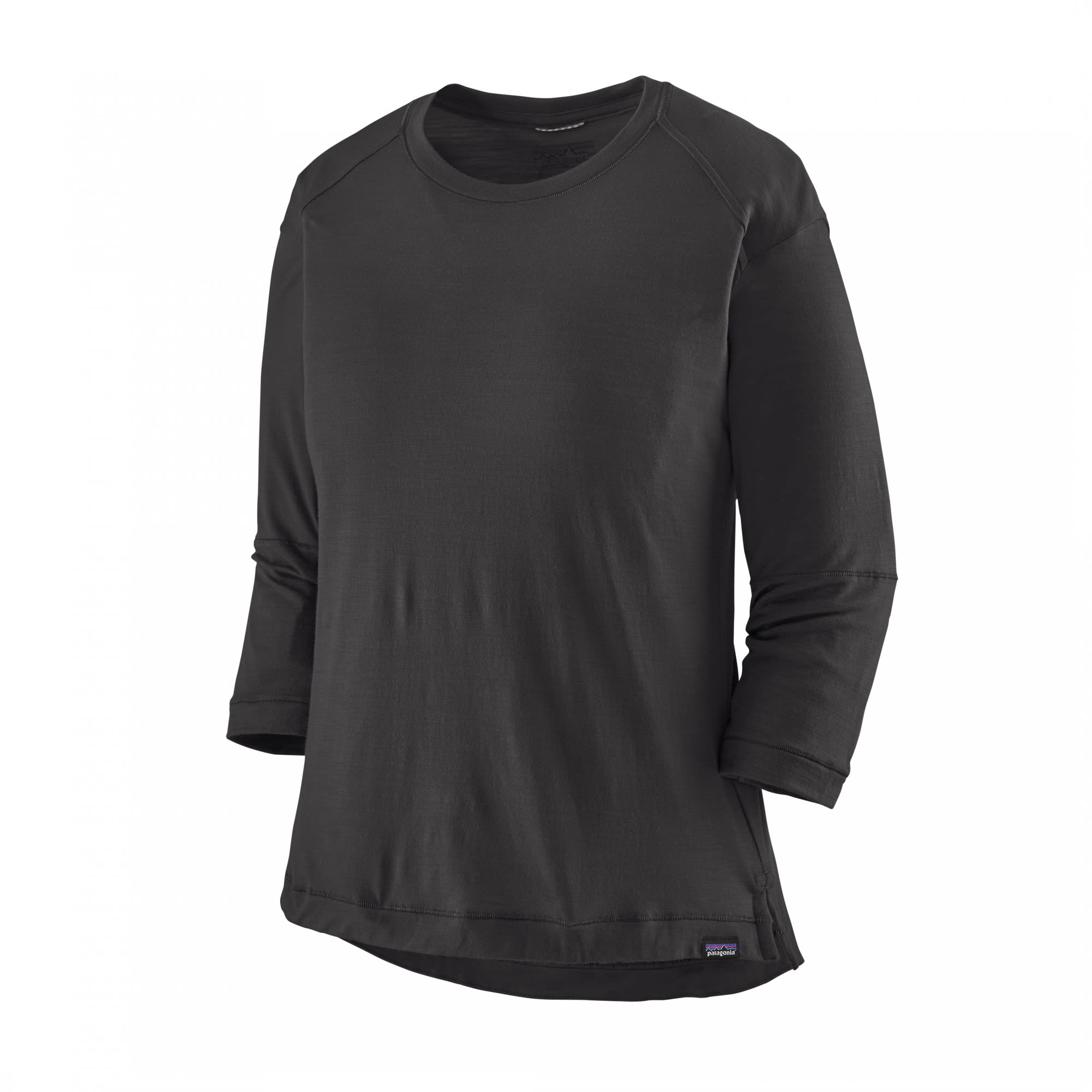 Patagonia Merino 3-4 Sleeve Bike Jersey Schwarz- Female Merino Langarm-Shirts- Grsse XL - Farbe Black unter Patagonia