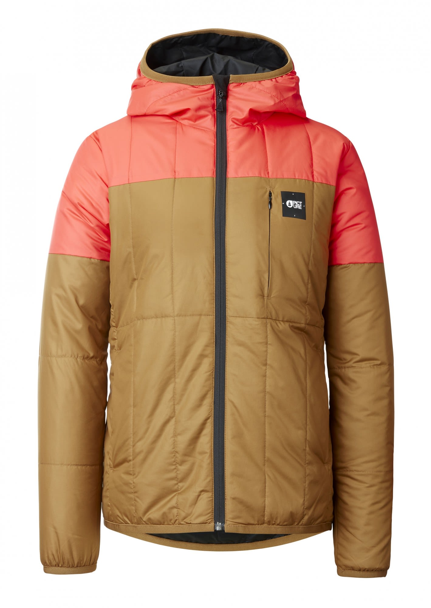 Picture Kallya Jacket II Colorblock - Braun- Female PrimaLoft(R) Anoraks- Grsse XS - Farbe Dark Golden