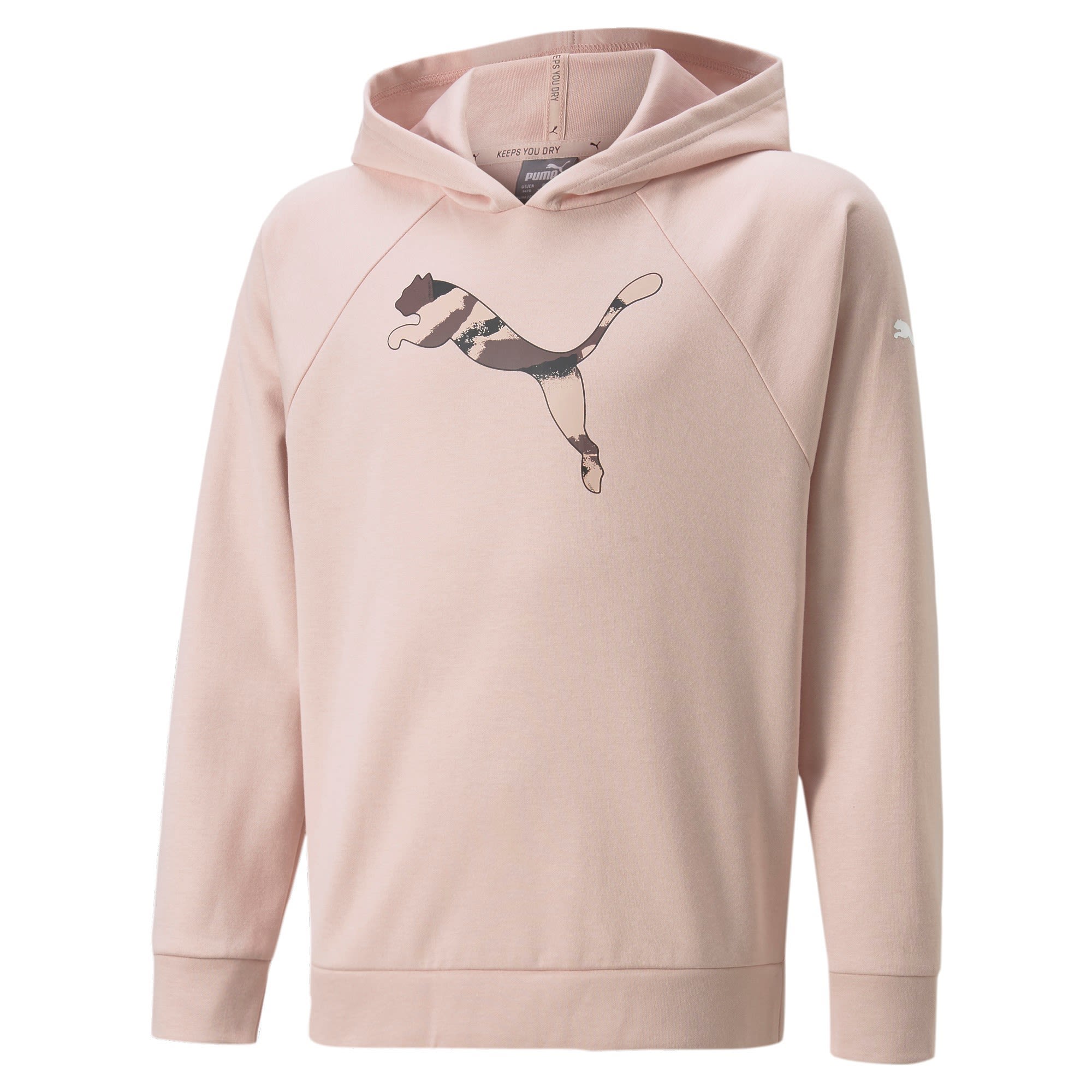 Puma Girls Modern Sports Hoodie Pink- Female Sweaters und Hoodies- Grsse 104 - Farbe Rose Quartz