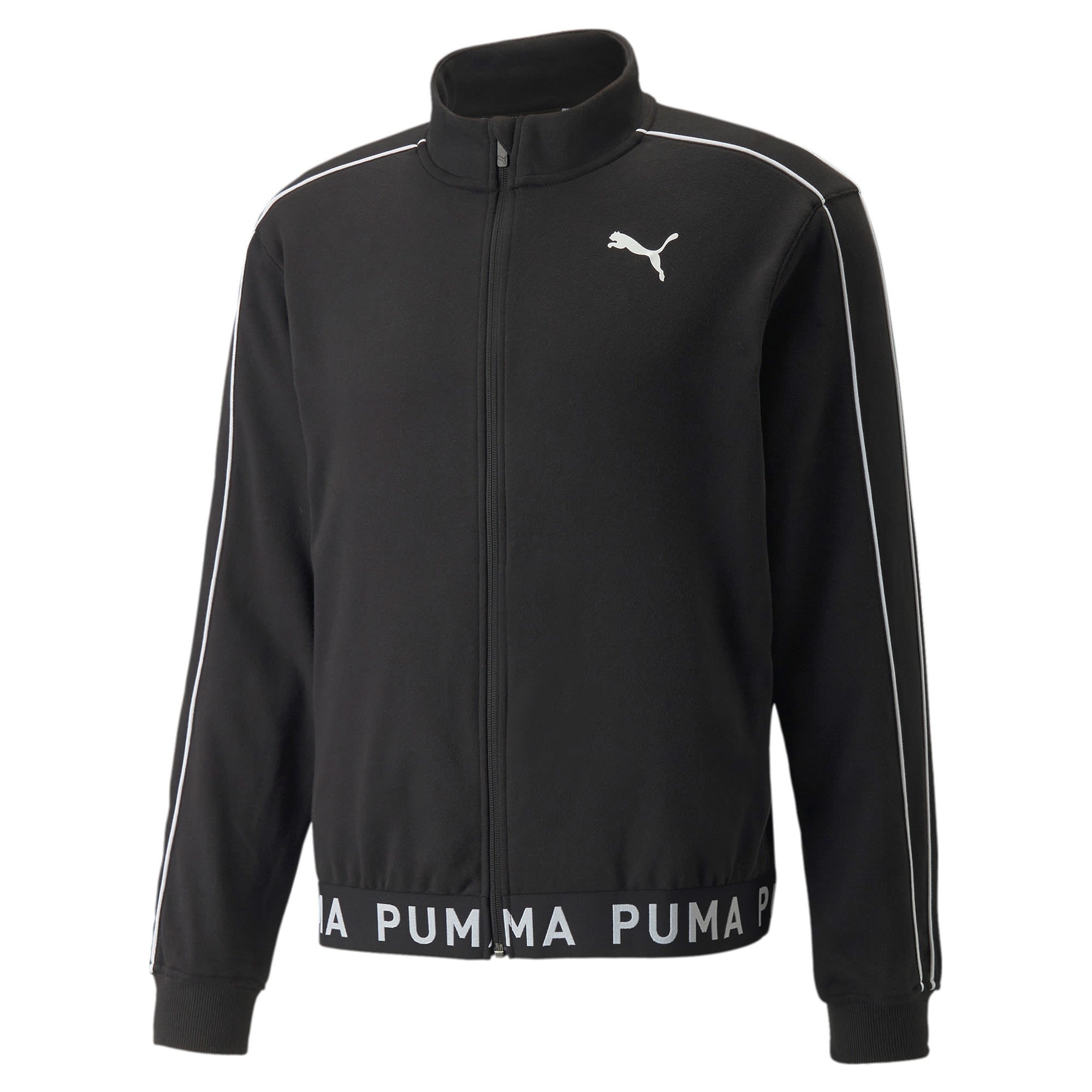 Puma Train Full Zip Jacket Schwarz- Male Anoraks- Grsse S - Farbe Puma Black