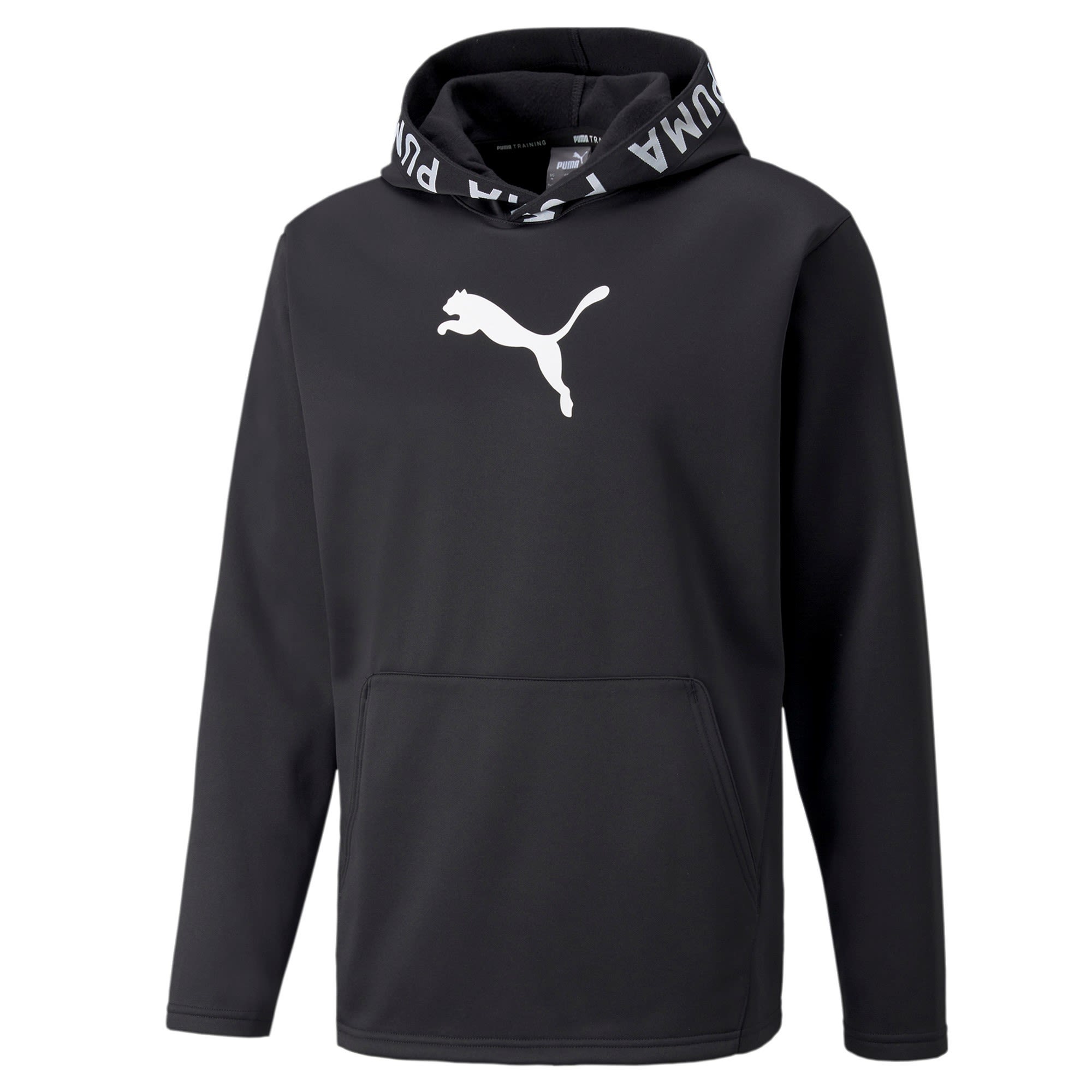 Puma Train PWR Fleece Hoodie Schwarz- Male Fleece- und Powerstretch-Pullover- Grsse L - Farbe Puma Black