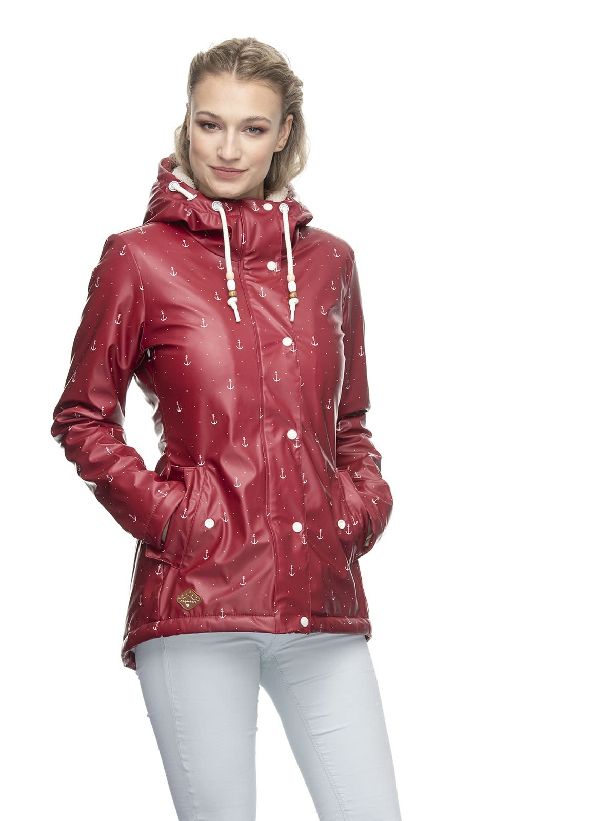 Ragwear Marge Marina Rot- Female Regenjacken und Hardshells- Grsse XS - Farbe Red