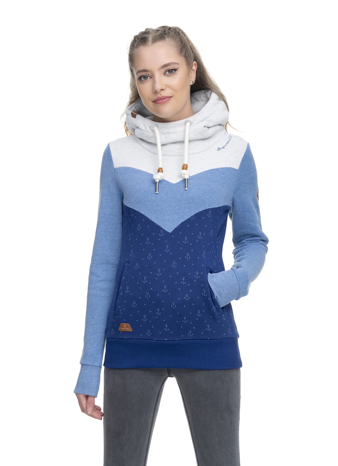 Ragwear Trega Blau- Female Freizeitpullover- Grsse XS - Farbe Blue