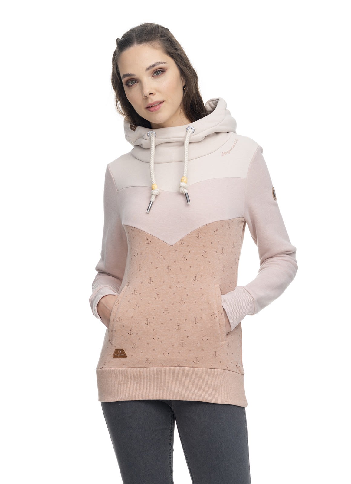 Ragwear Trega Pink- Female Freizeitpullover- Grsse XS - Farbe Old Pink