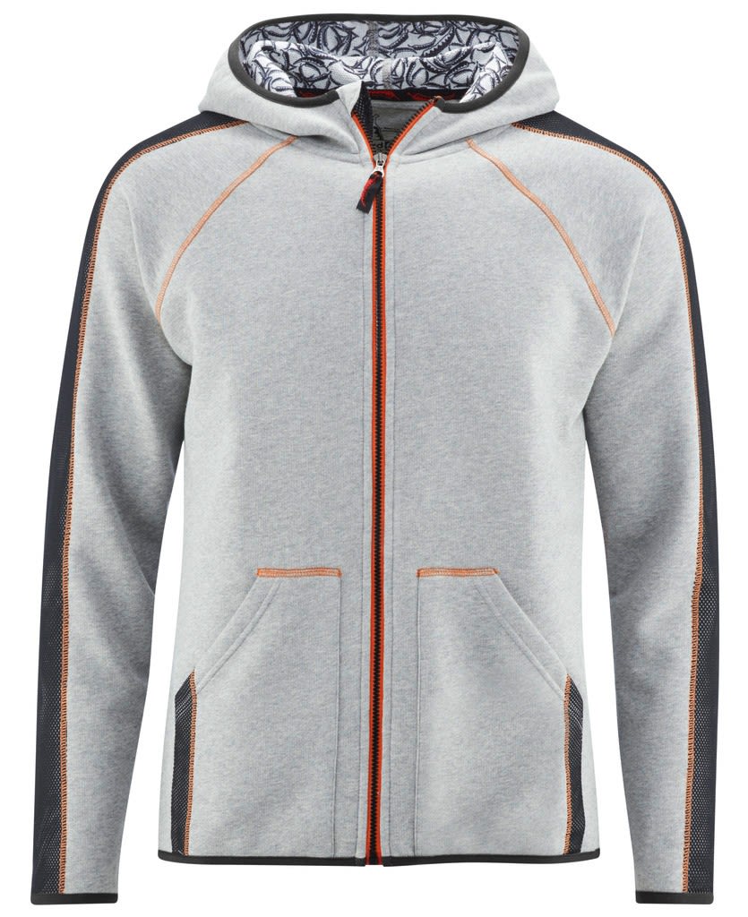 Red Chili Jolon Zip Hoody Grau- Male Isolationsjacken- Grsse M - Farbe Grey Melange