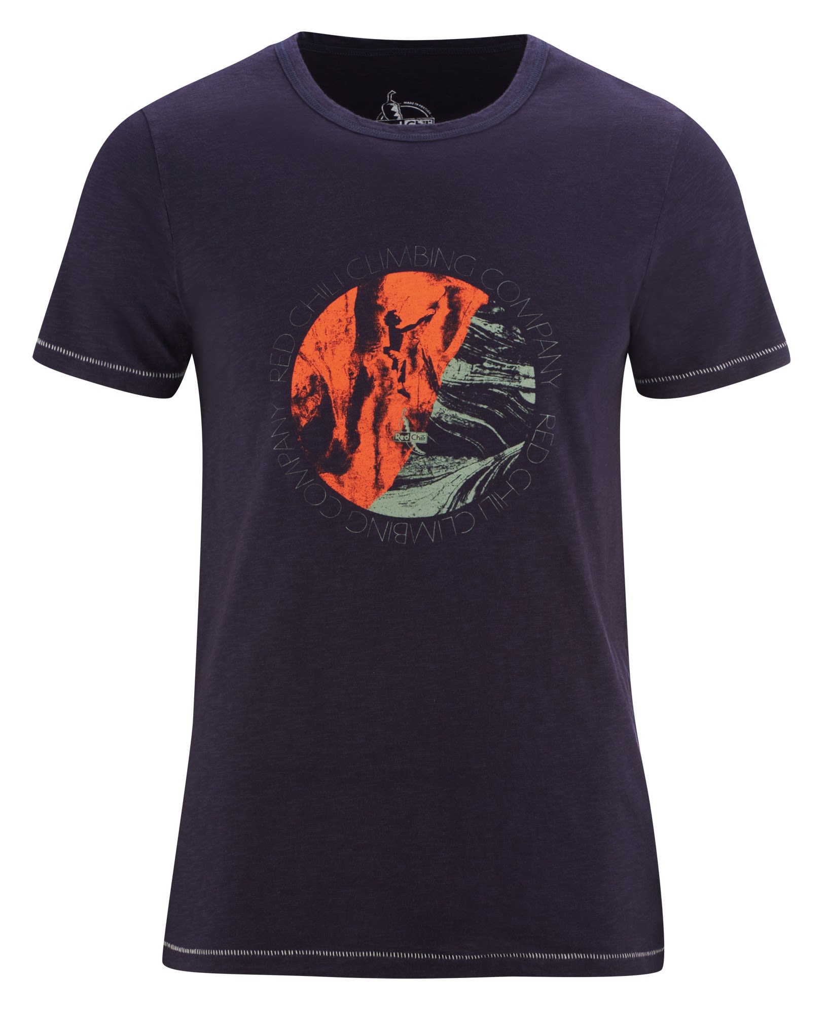 Red Chili Satori T-Shirt II Blau- Male T-Shirts- Grsse XL - Farbe Navy Night