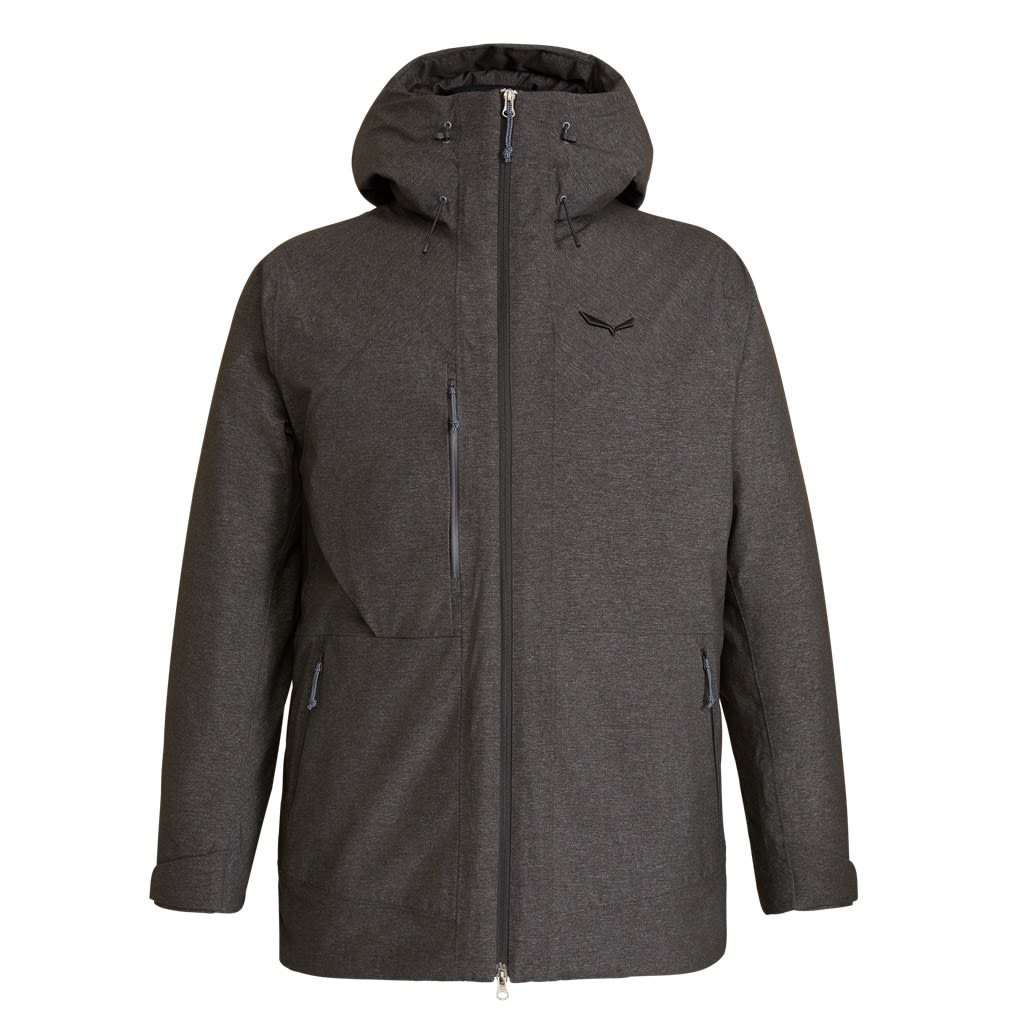 Salewa Fanes 2 Powertex Tirolwool Celliant Jacket Grau- Male Anoraks- Grsse XS - Farbe Black Out Melange