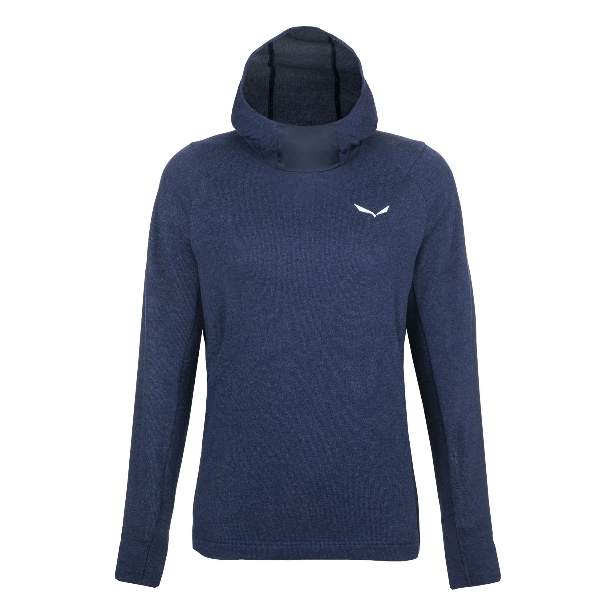 Salewa Fanes AM Hoody Blau- Female Merino Freizeitpullover- Grsse 42 - Farbe Navy Blazer