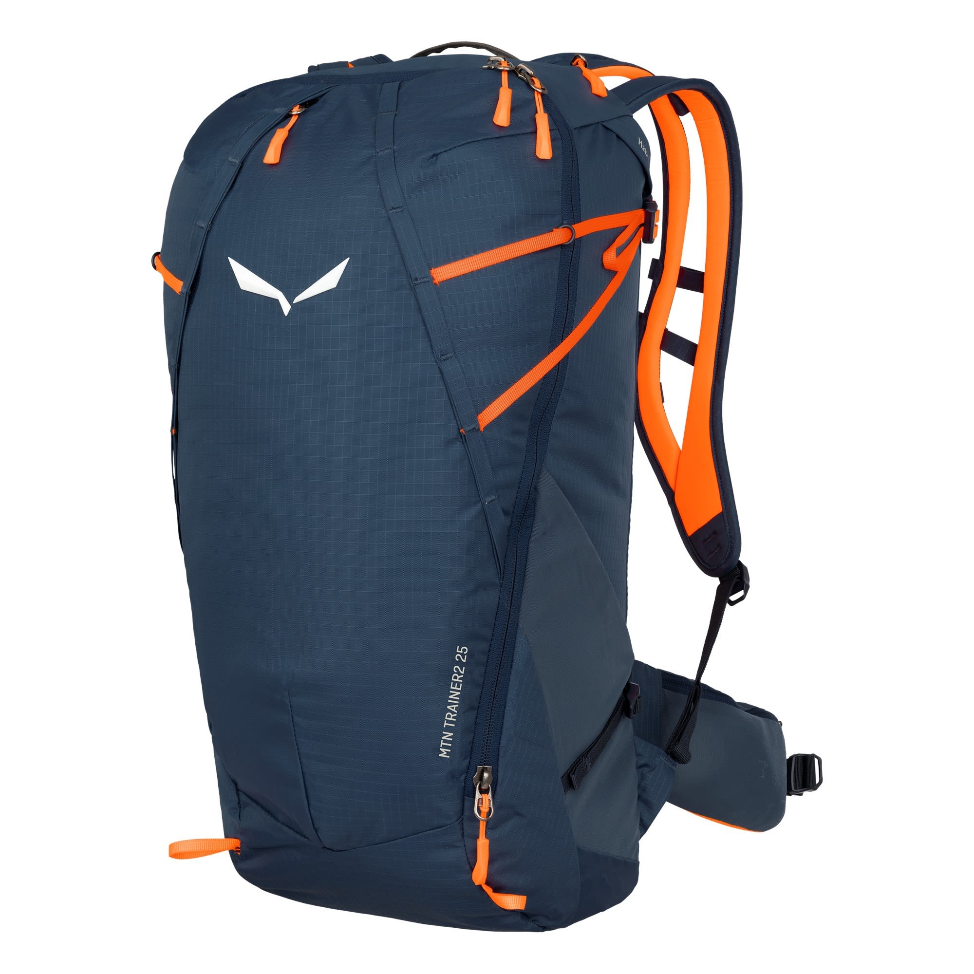 Salewa Mountain Trainer 2 25 Blau- Alpin- und Trekkingruckscke- Grsse 25l - Farbe Dark Denim - Fluo Orange