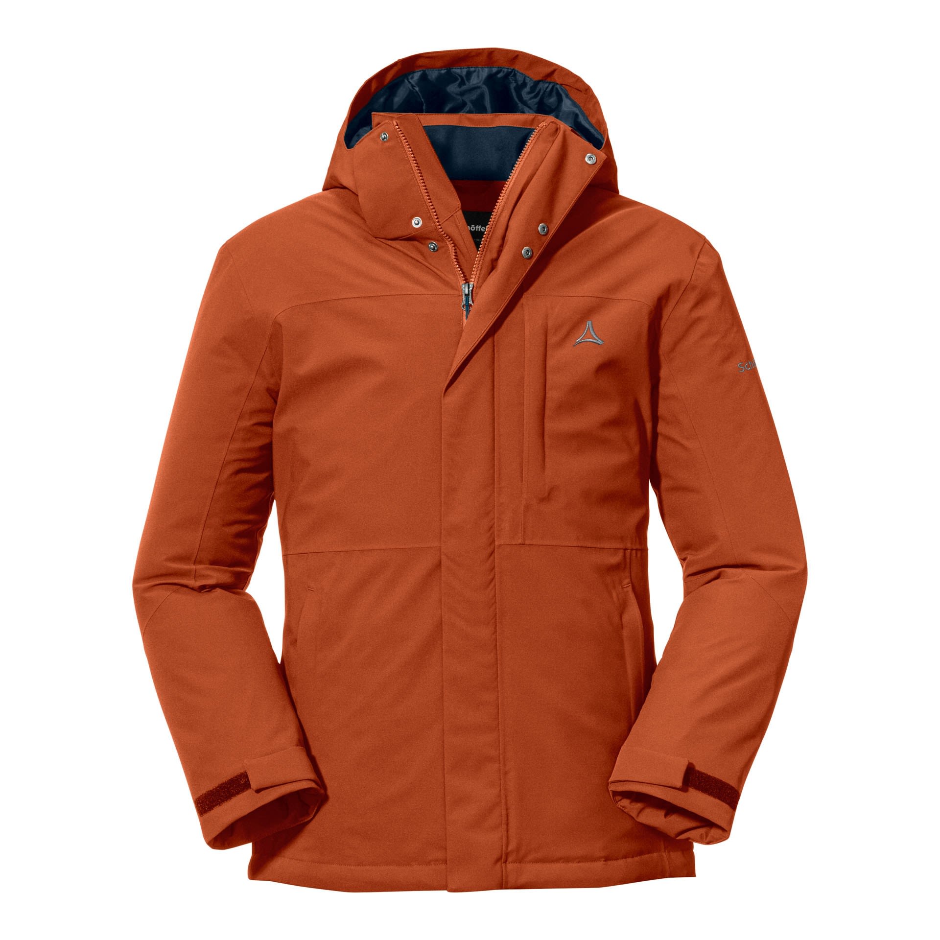 Schffel Jacket Bastianisee Rot- Male Regenjacken und Hardshells- Grsse 48 - Farbe Copper Clay