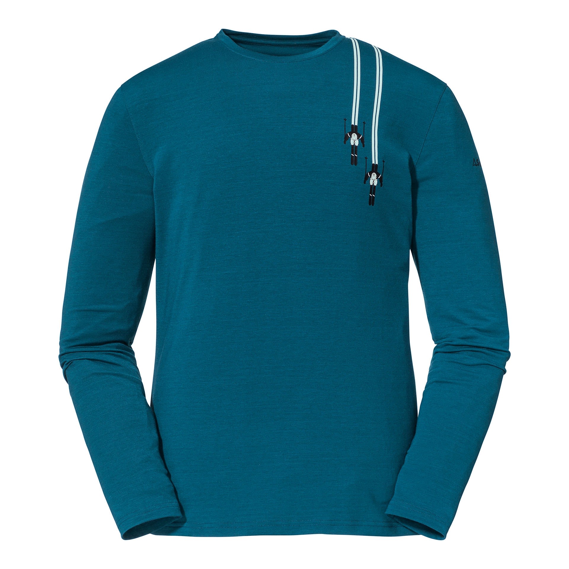 Schffel Longsleeve Preda Blau- Male Langarm-Shirts- Grsse 46 - Farbe Lakemount Blue