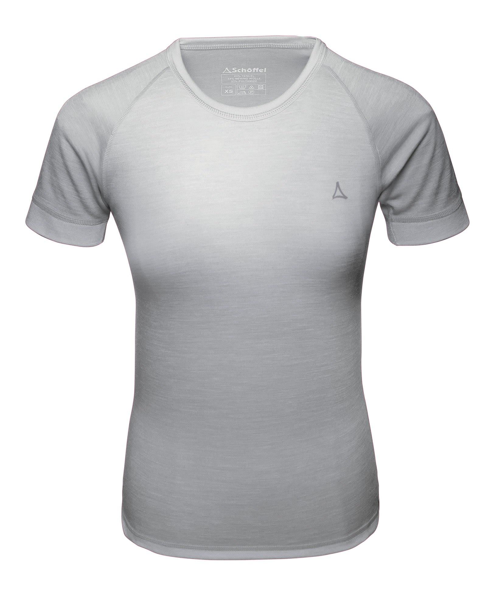 Schffel Merino Sport Shirt 1-2 ARM Grau- Female Merino Oberteile- Grsse S - Farbe Opal Gray