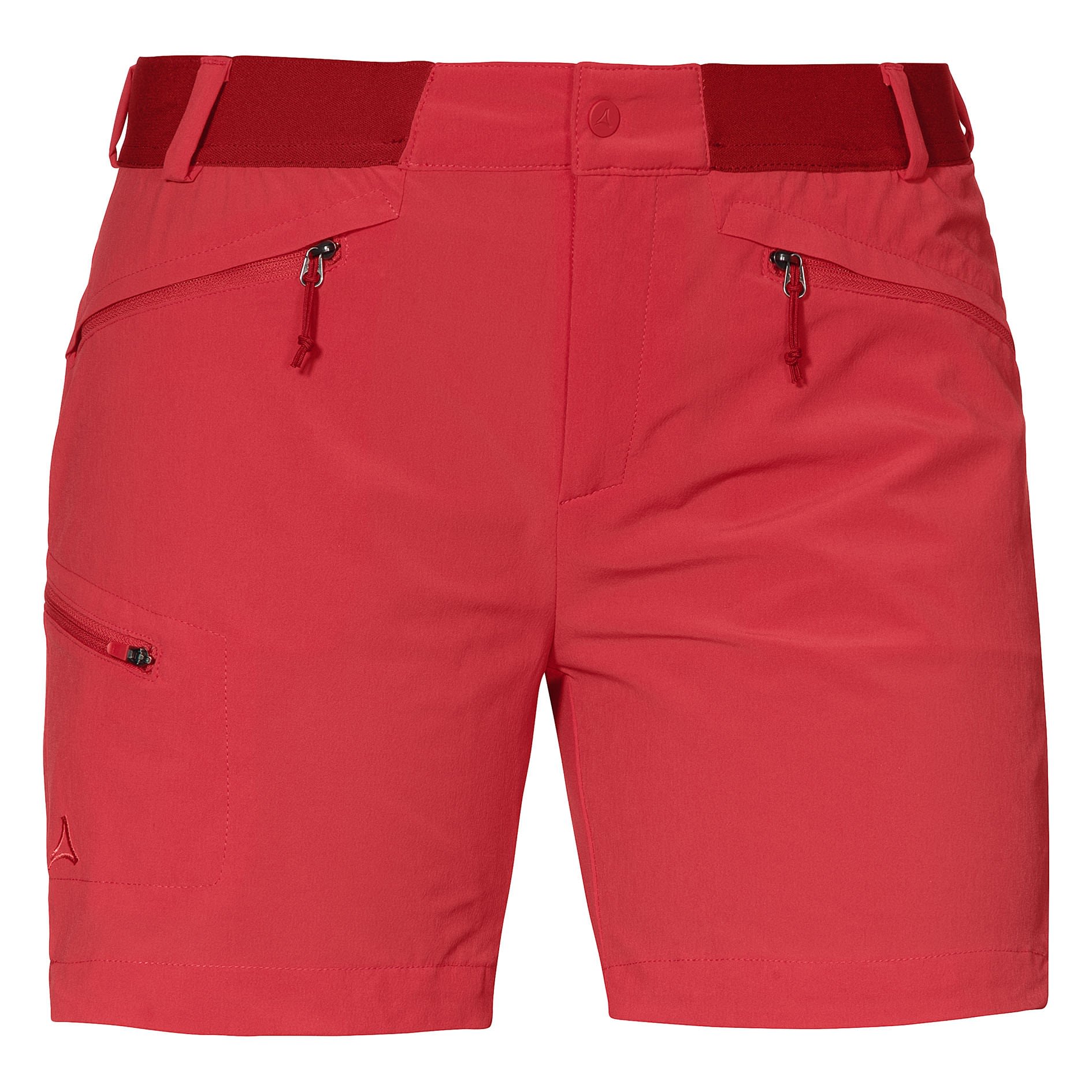 Schffel Shorts Kampenwand Rot- Female Shorts- Grsse 44 - Farbe Hibiscus