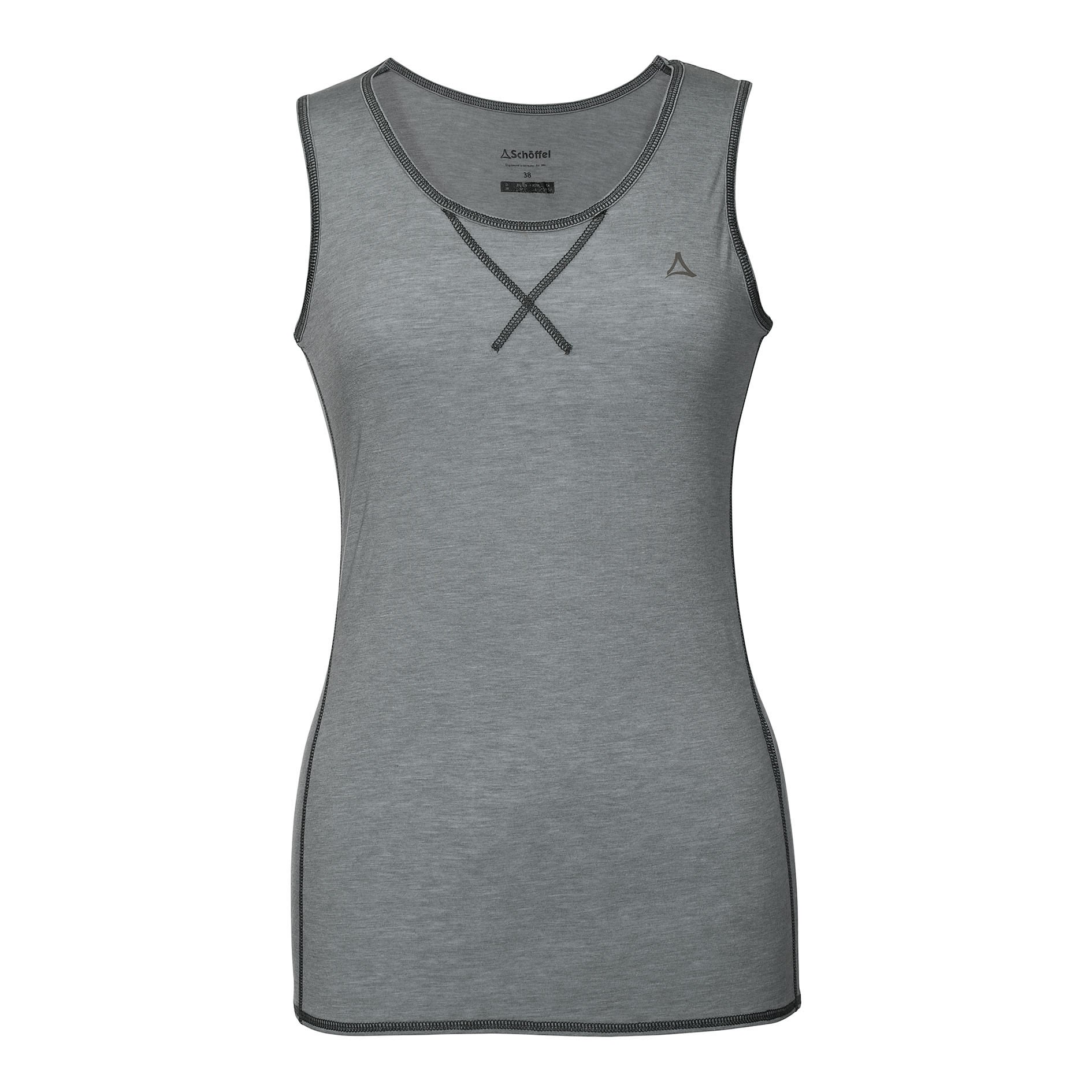 Schffel Sport Sleeveless Shirt Grau- Female Unterwsche- Grsse S - Farbe Monument