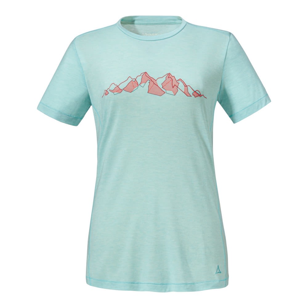 Schffel T Shirt Chaberton Blau - Grn- Female Kurzarm-Shirts- Grsse 40 - Farbe Clearwater