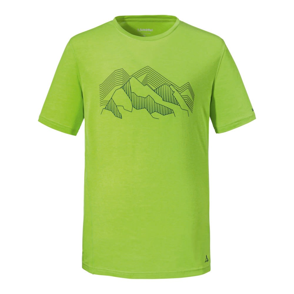 Schffel T Shirt Chaberton Grn- Male Kurzarm-Shirts- Grsse 50 - Farbe Lime Green