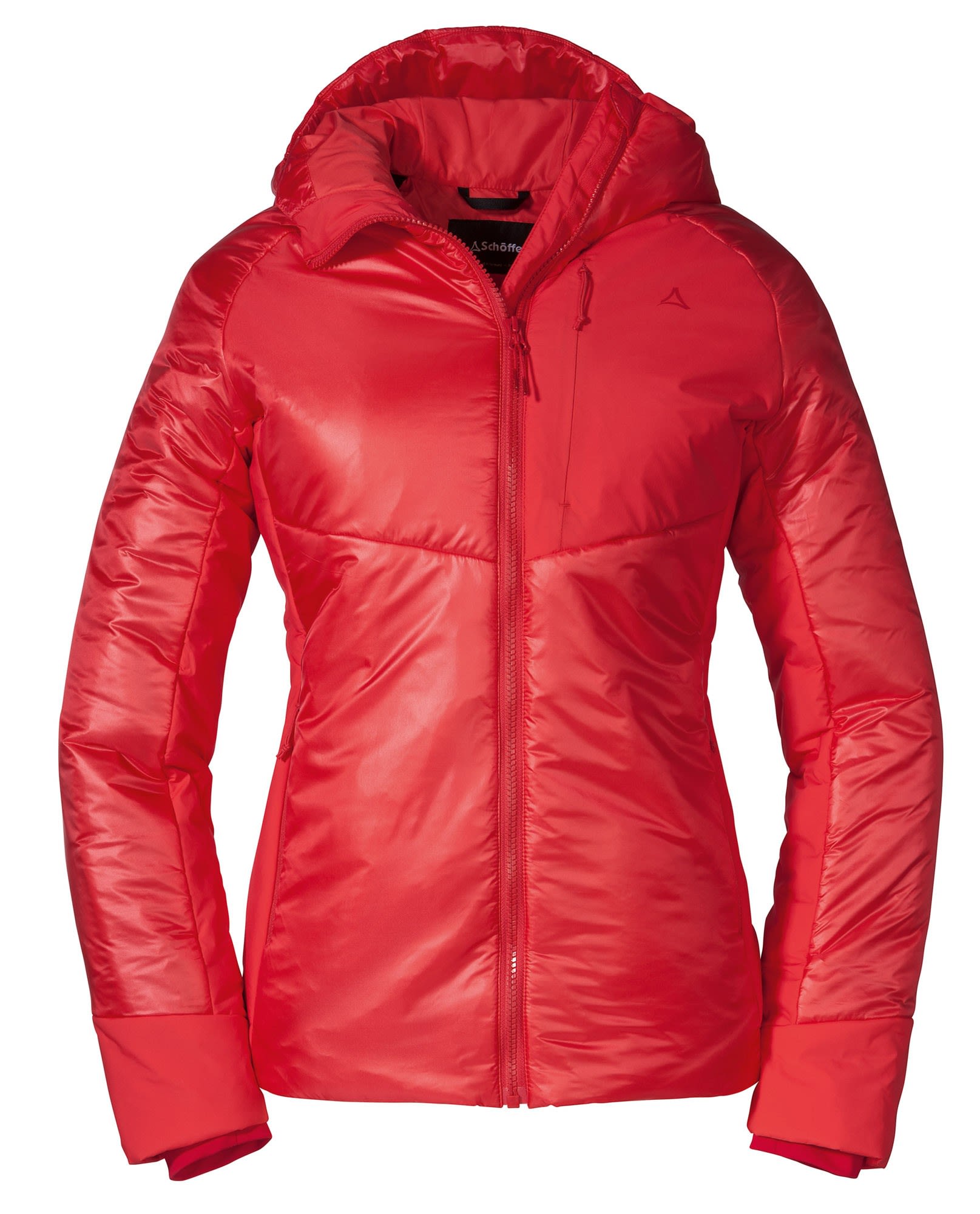 Schffel Thermo Jacket Boval L Rot- Female Daunen Anoraks- Grsse 38 - Farbe Hibiscus