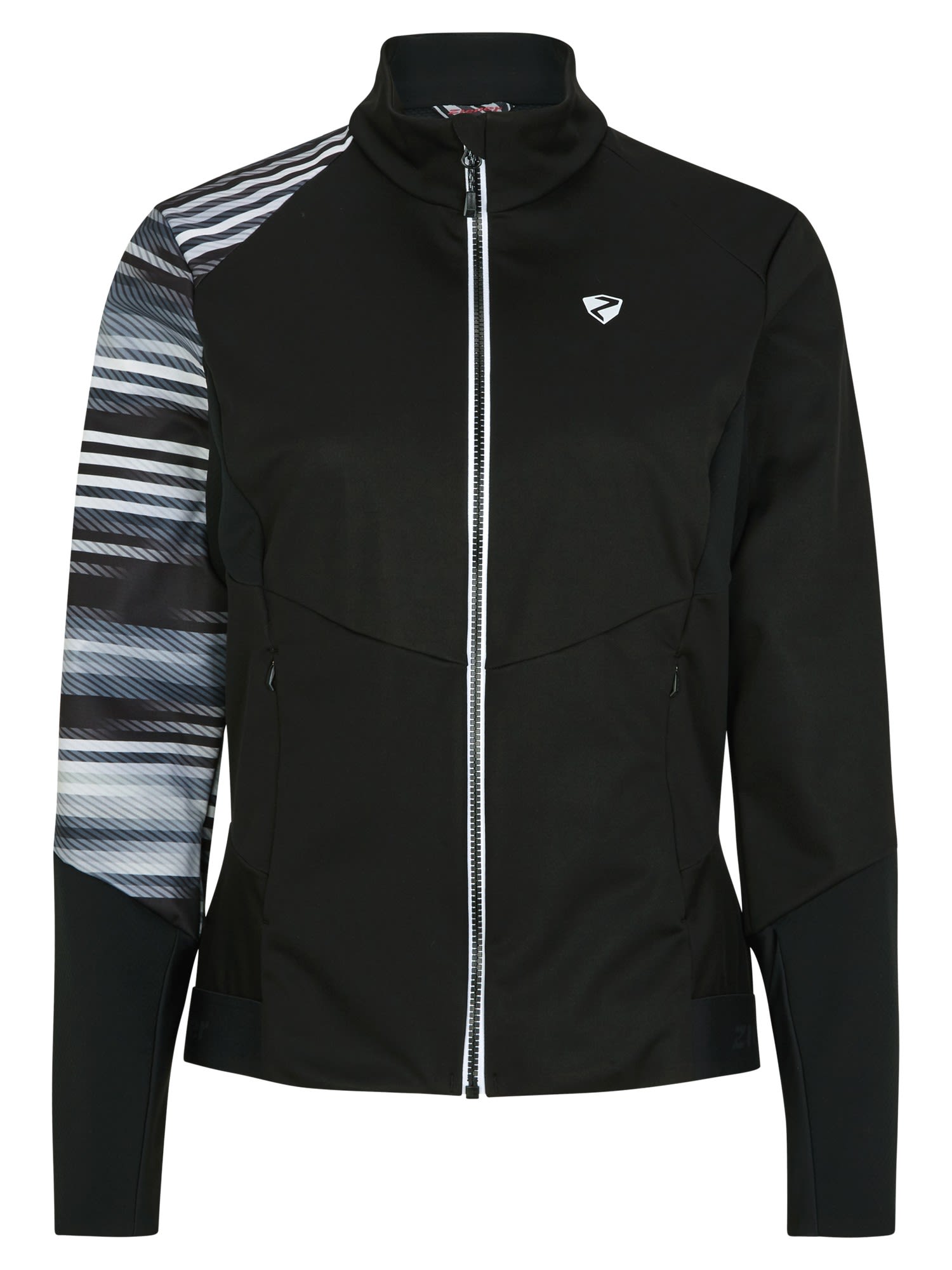 Ziener Nuretta Schwarz- Female Windbreaker- Grsse 36 - Farbe Black - Black Stripe